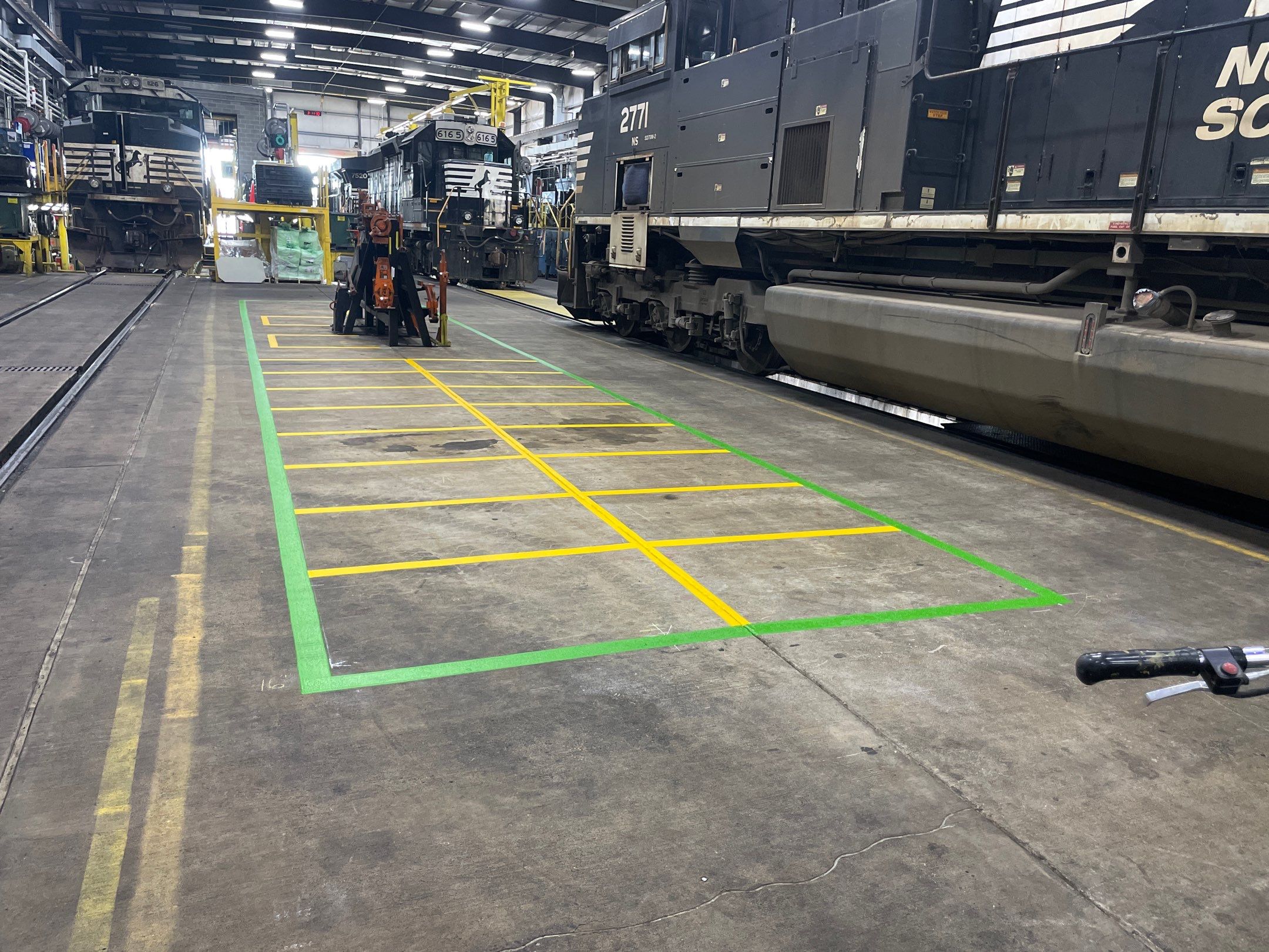 Specialty Equipment Storage by G-Force Parking Lot Striping of Pittsburgh