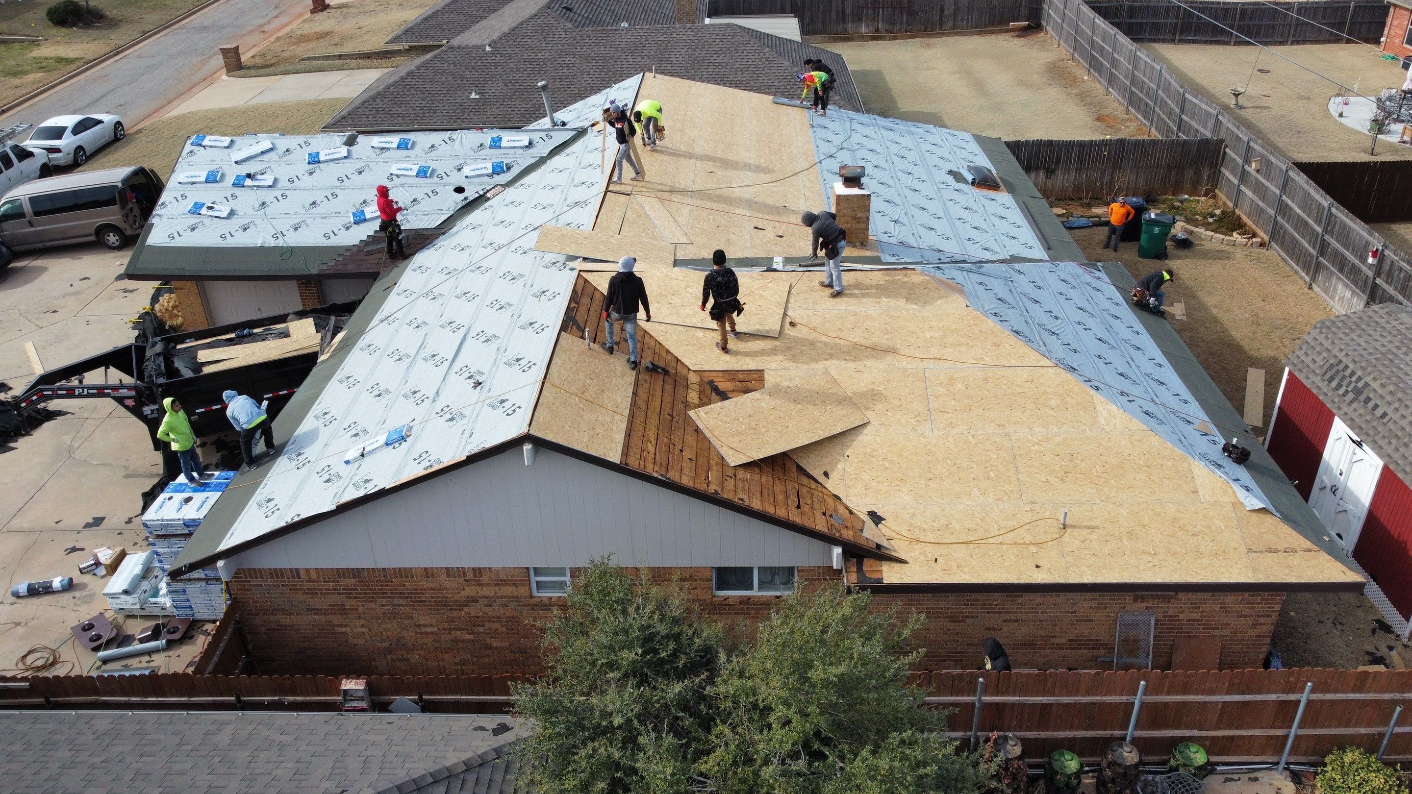 Malarkey Class 3 Antique brown install by Icon Roofing And Construction 