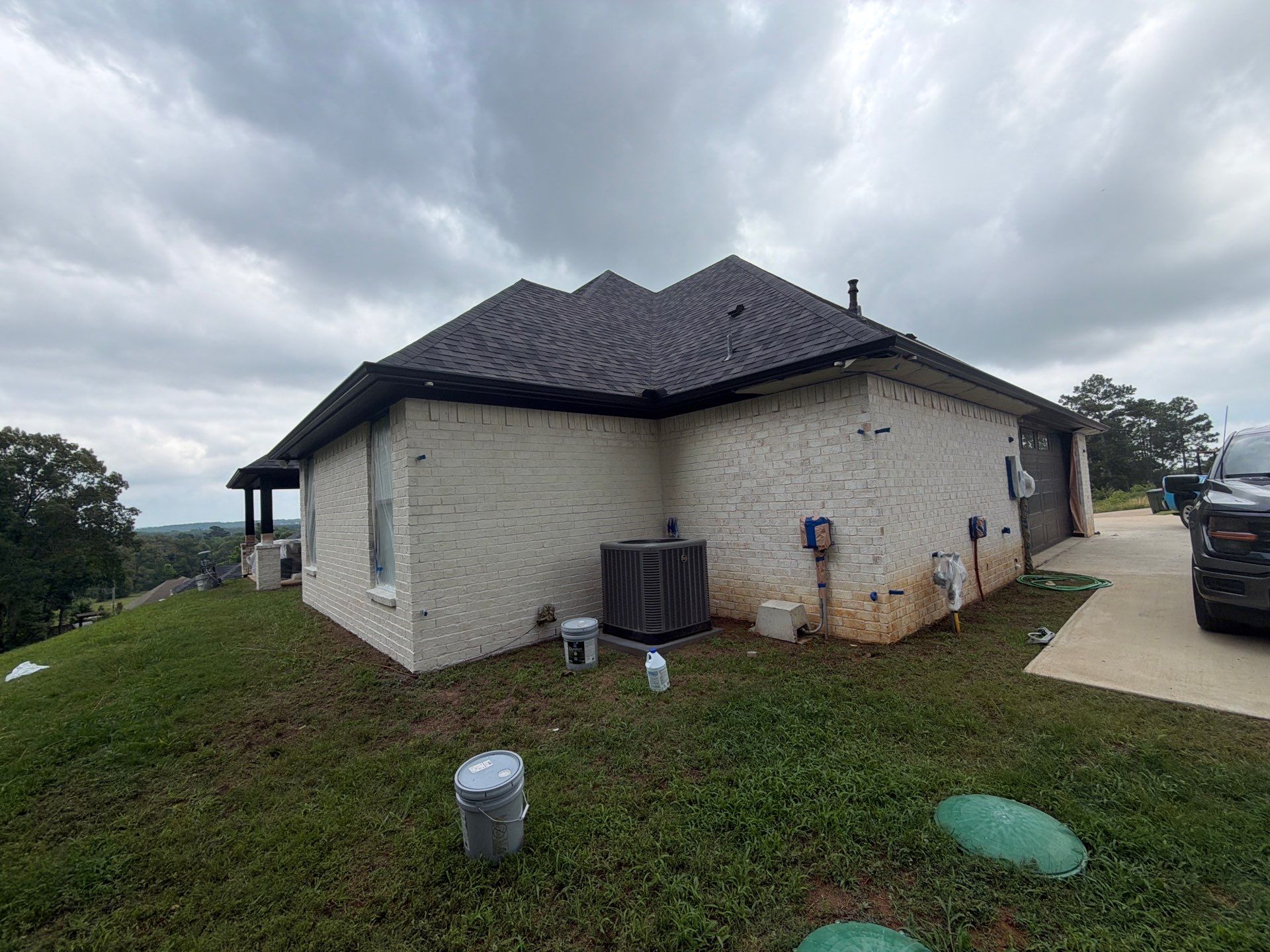 Bright Brick Repaint in Tyler, TX by Quality Coats Painting