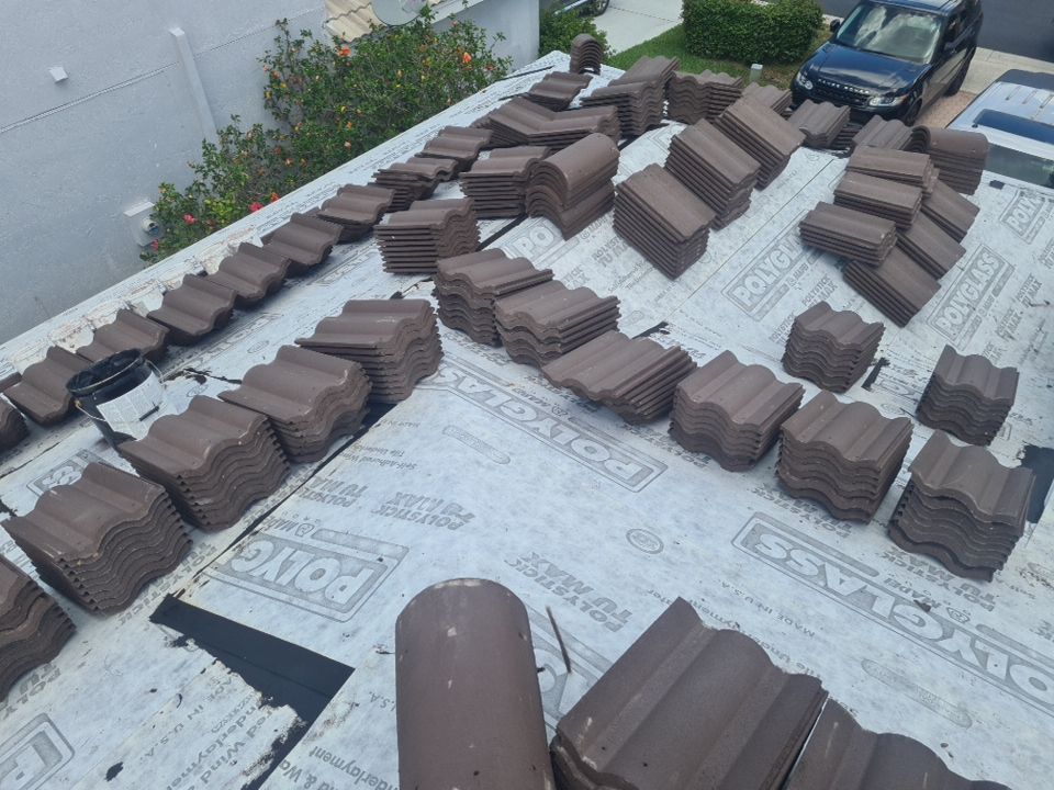 Residential Roofing Installation using Eagle Roofing Tile by BLUES BROTHERS ROOFING