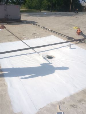 Commercial Roofing Repair using UniFlex Silicone Roof Coating