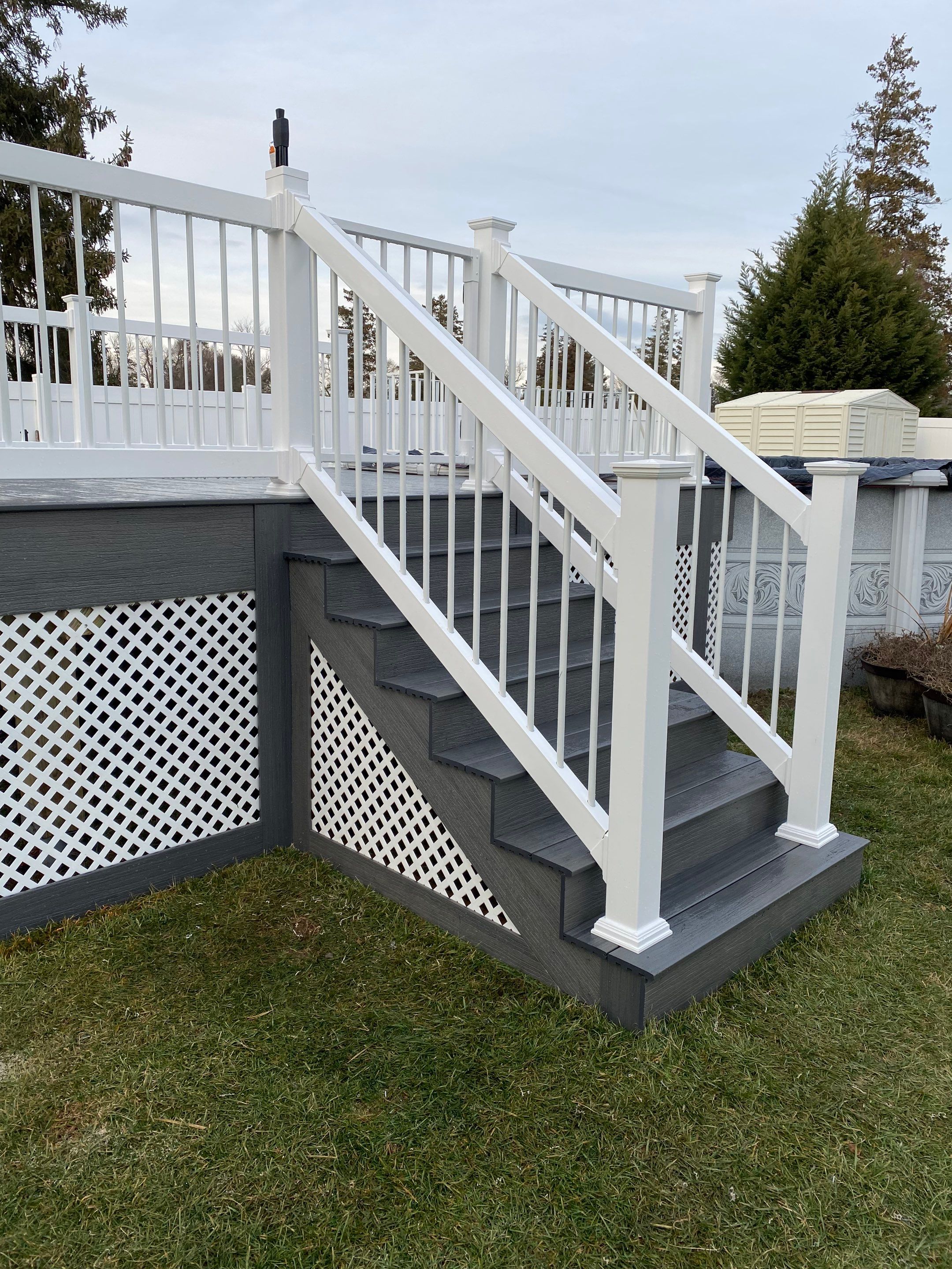 Pool Deck In Cinnaminson by deck guardian