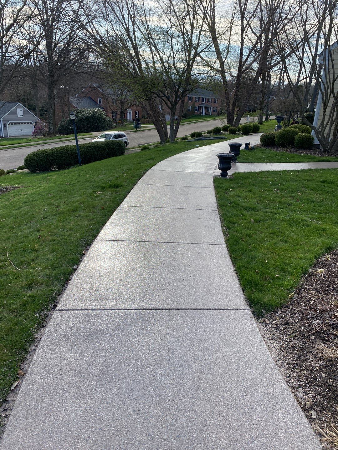 Large Patio + Garage Project in Pittsburgh by Floors in a Day, Inc