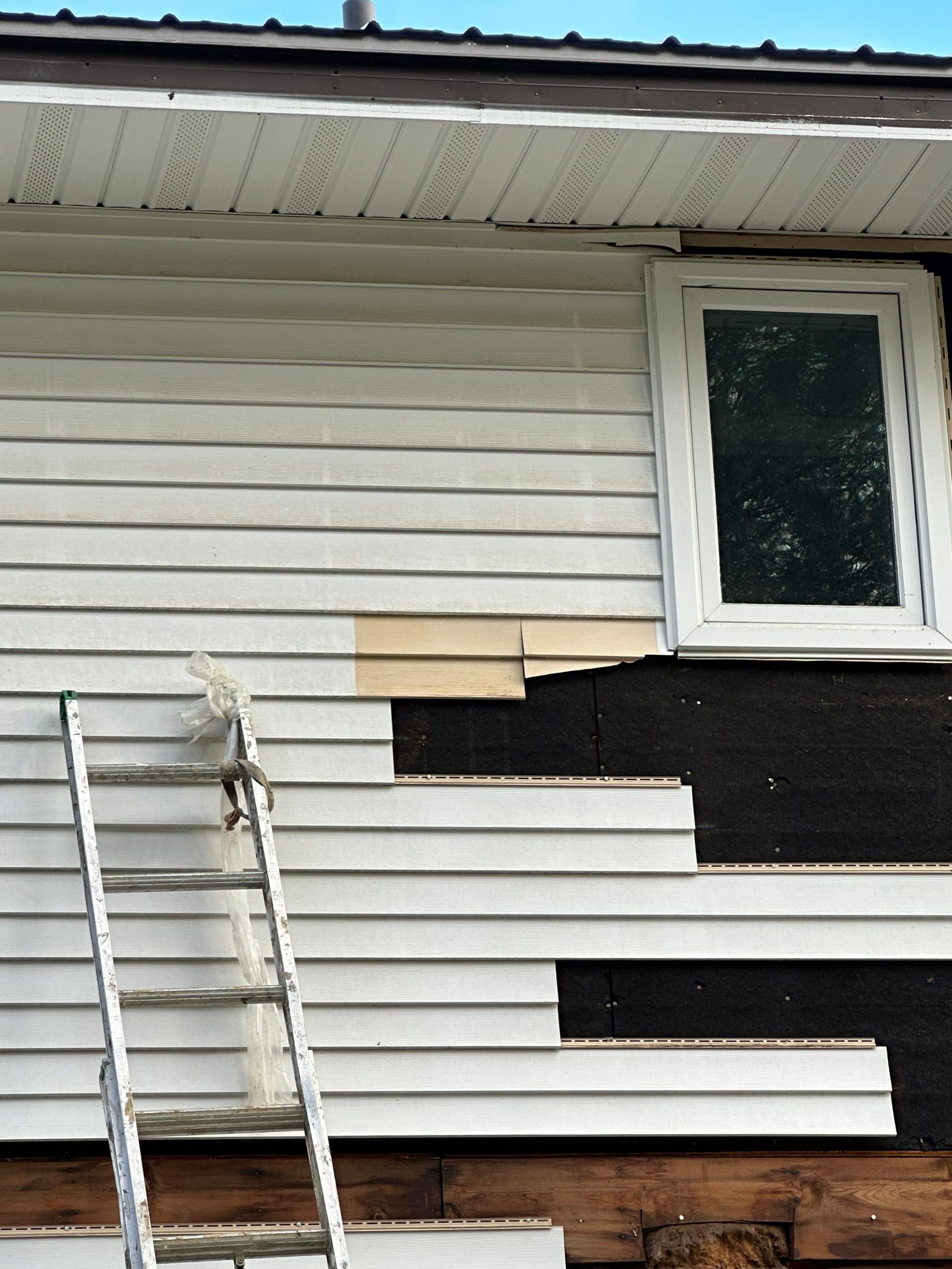 James Hardie Siding installation in New Albany by Best Exteriors Inc