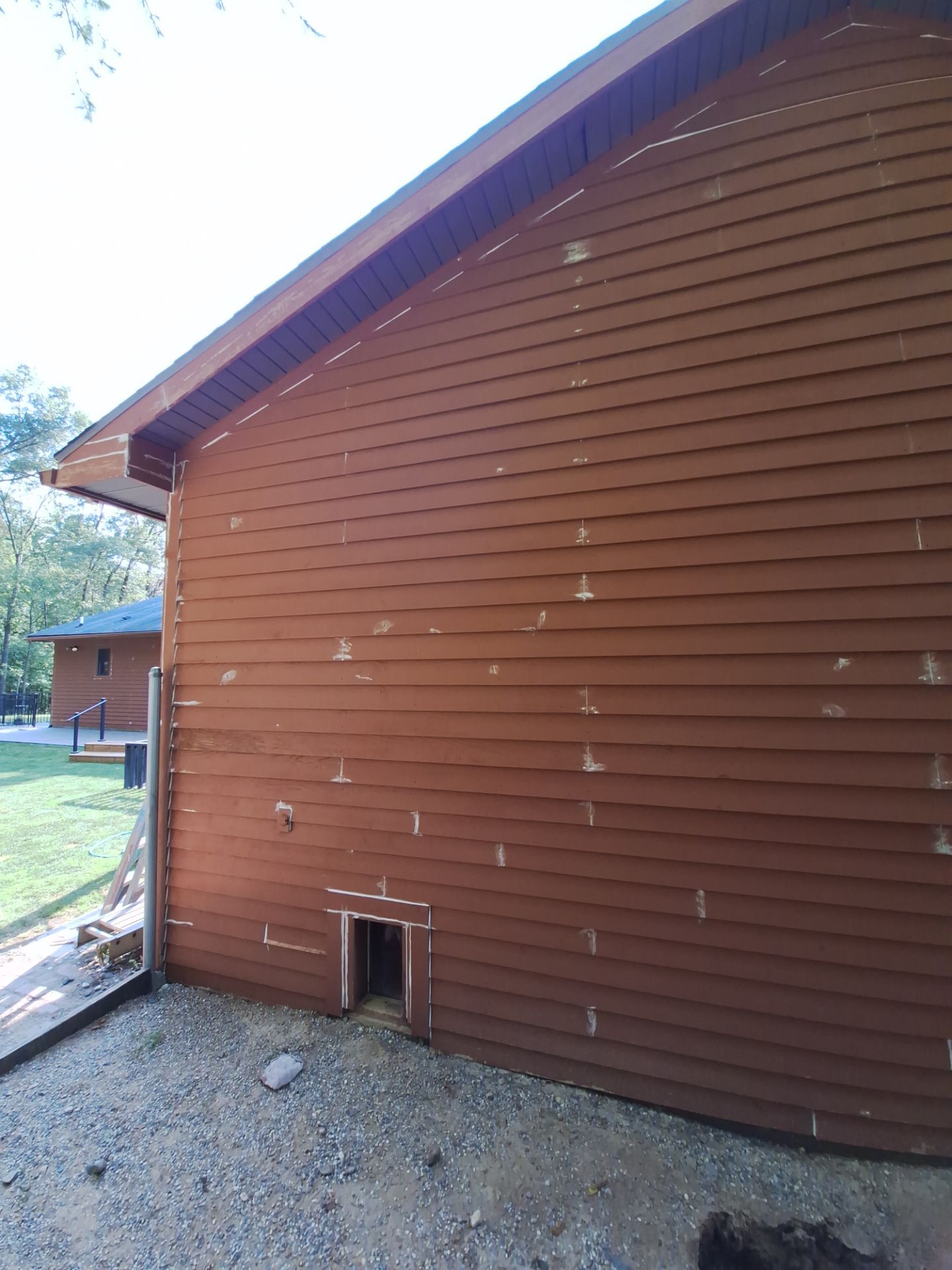 Color update with exterior staining and painting by Gordon Painting