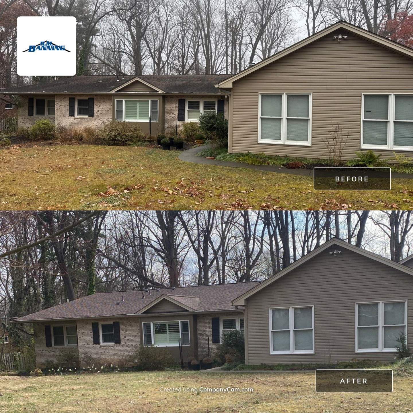 Fairfax: Residential Roof Replacement with CertainTeed Landmark Pro in Max Def Burnt Sienna by RM Banning, Inc.