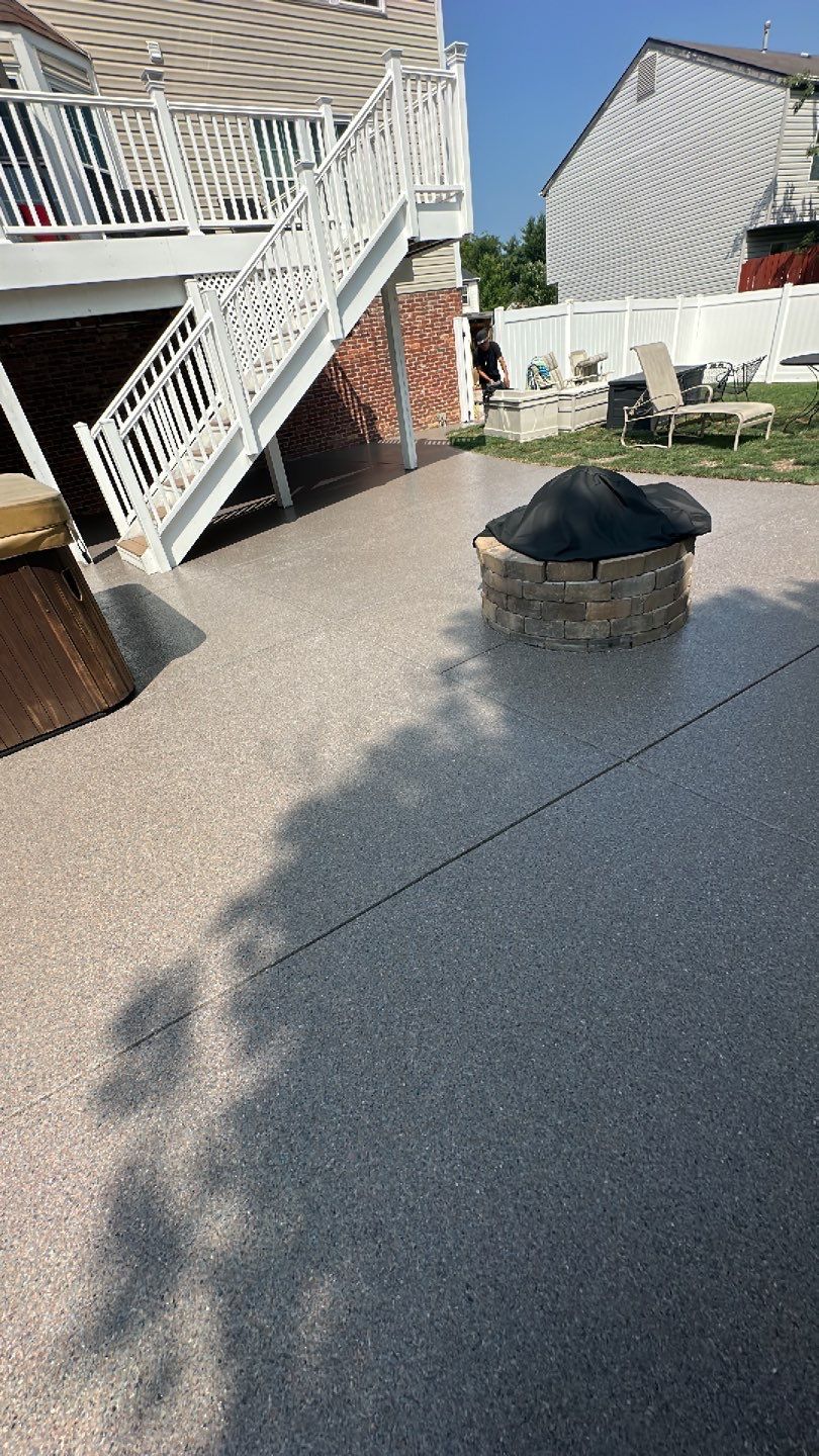 Large Patio Project in Imperial by Floors in a Day, Inc