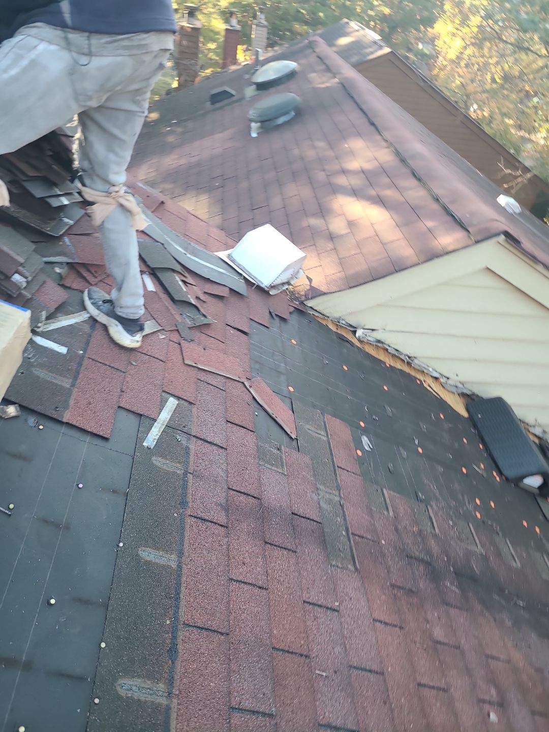 Reston: Residential Roof Replacement with CertainTeed Landmark Pro Designer Shingles in Max Def Red Oak by RM Banning, Inc.