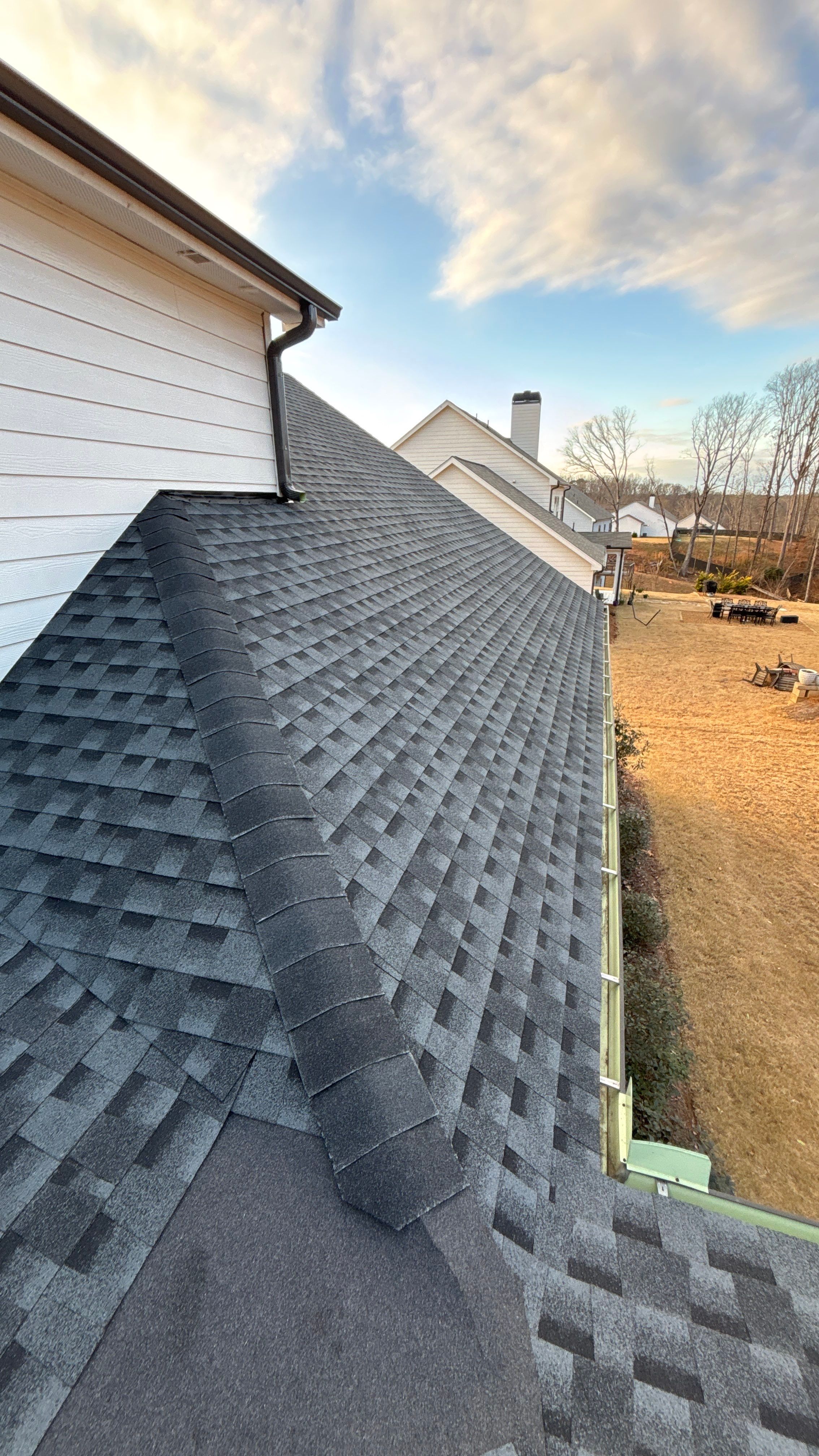 Wind damamge  by Deerfield Roofing LLC