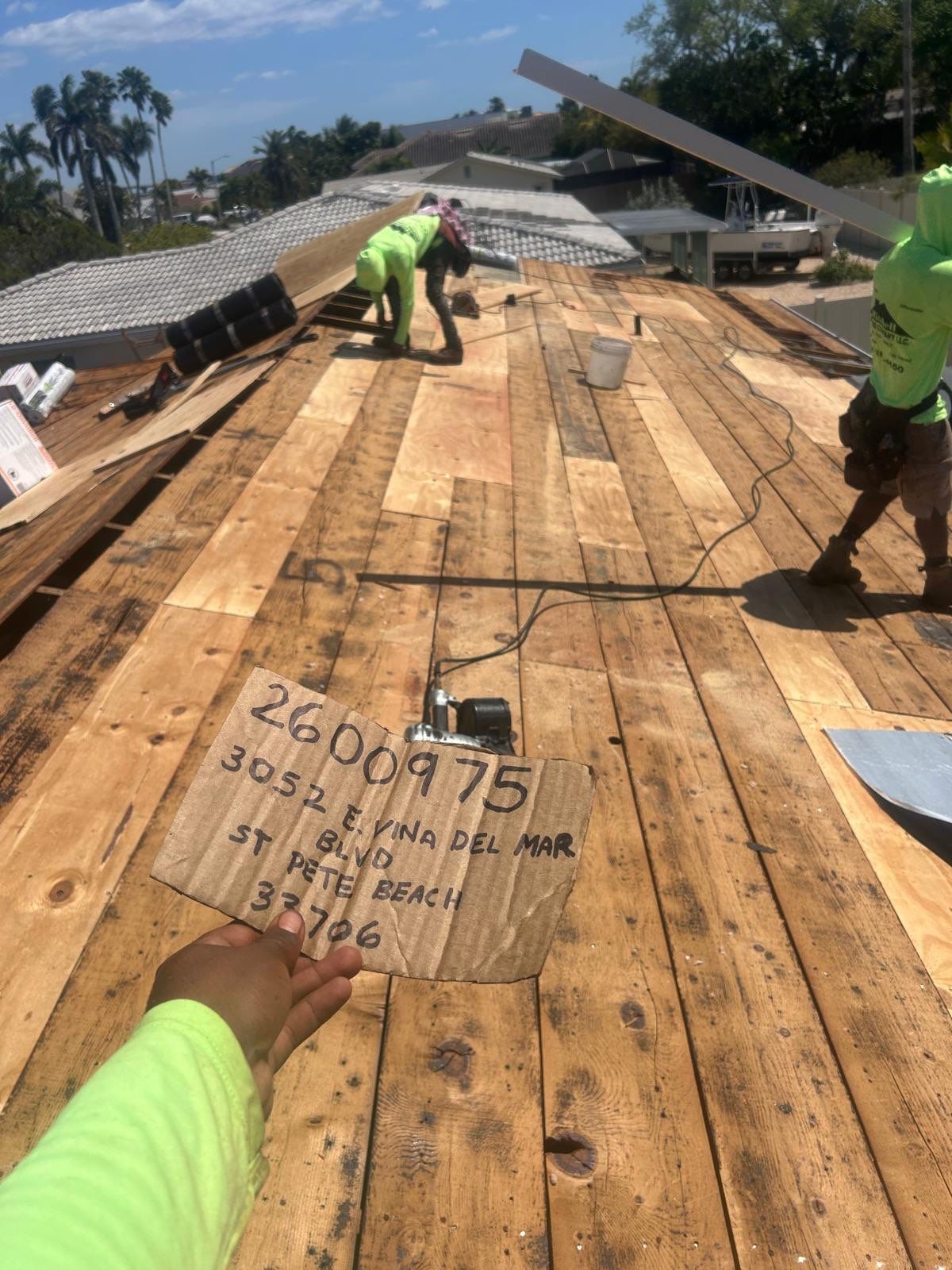 Project in St. Pete Beach 33706 by Mitchell Roofing Company LLC 