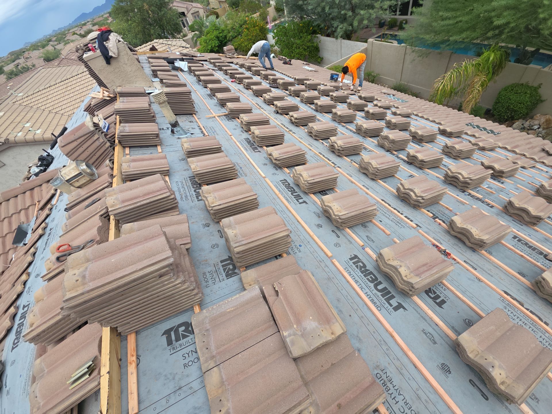 Gold Canyon Tile Reset  by Weather-Tite Roofing