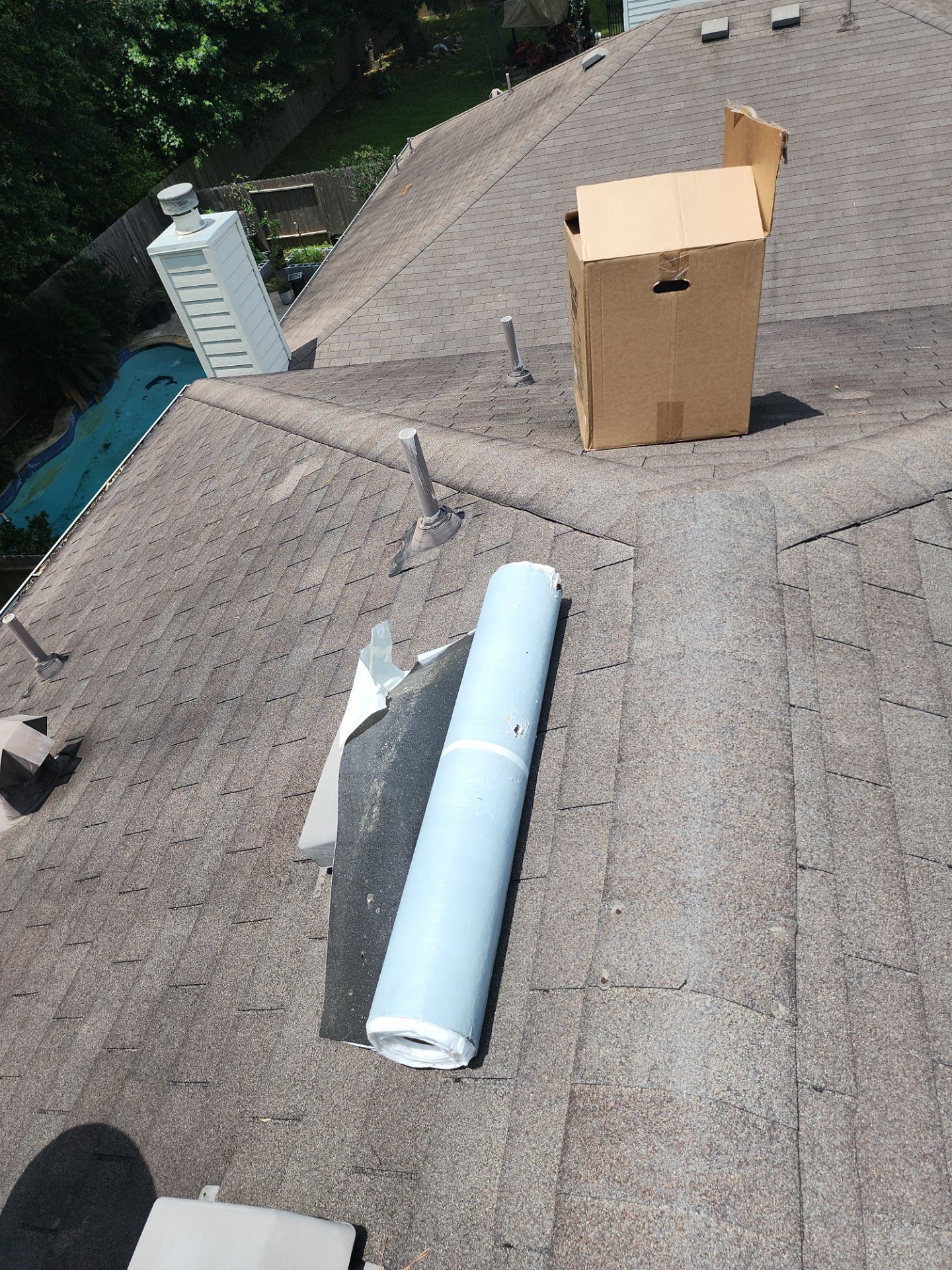 Residential Roofing Repair using Owen's Corning Duration (Lifetime) Shingles by Roof Repair Company