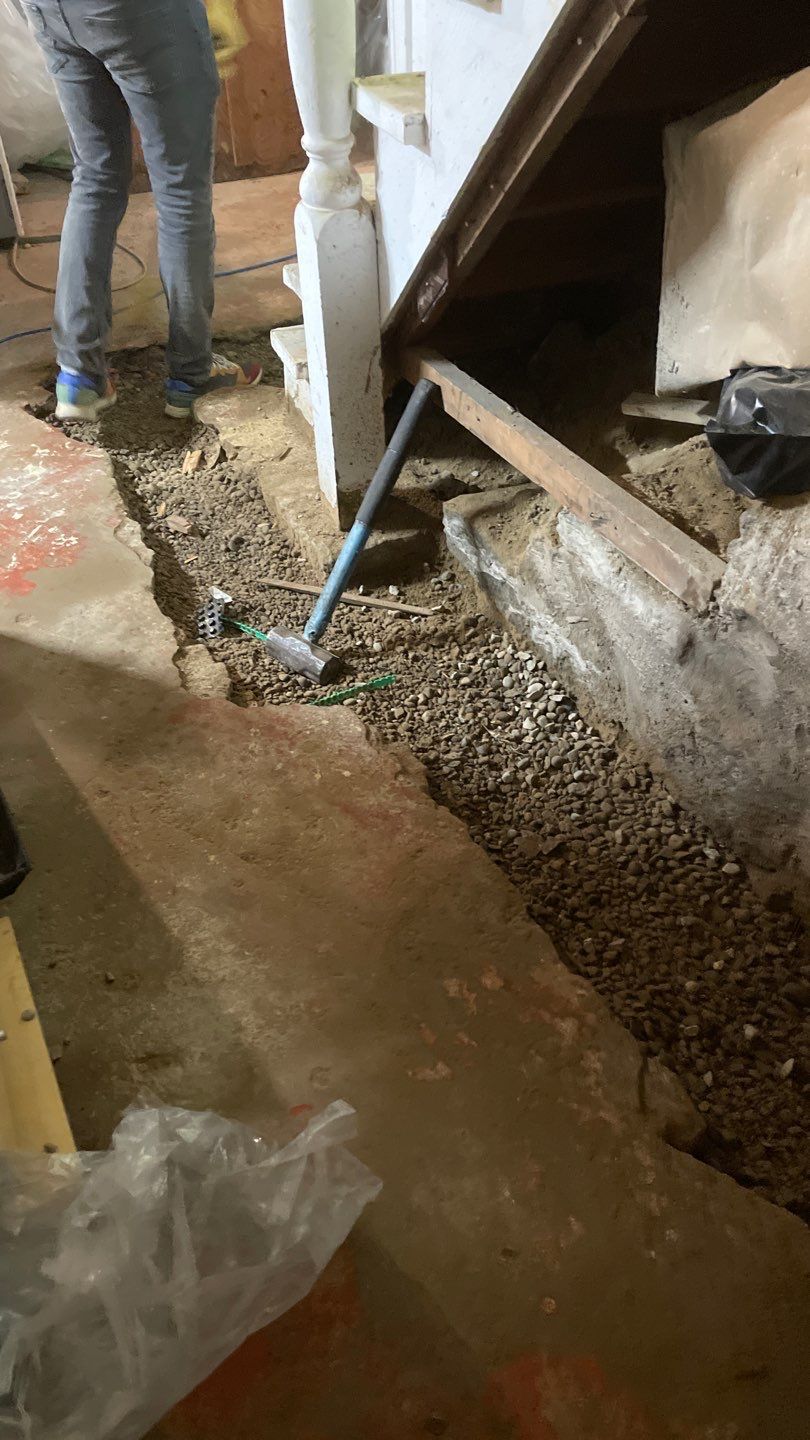 Full Basement Fix for Steve and Lisa by Waterproofing Northeast