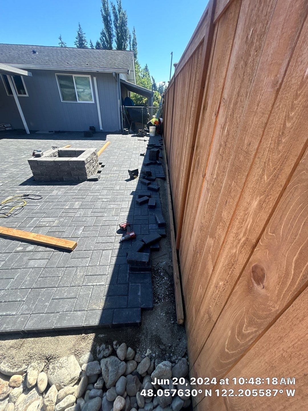 Connie G. Pavers Patio and Gravel Driveway by Jireh Asphalt & Concrete Inc 