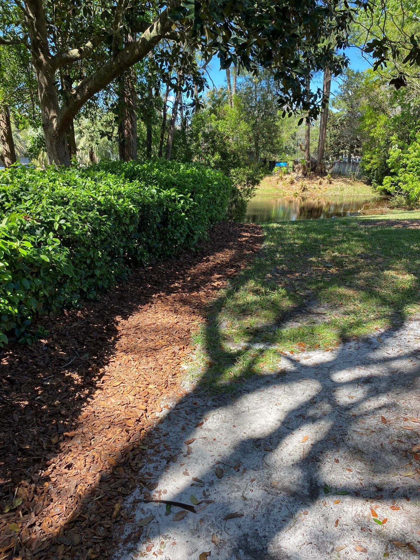 Deerwood Resident | Pine Bark Install by ProGreen Services