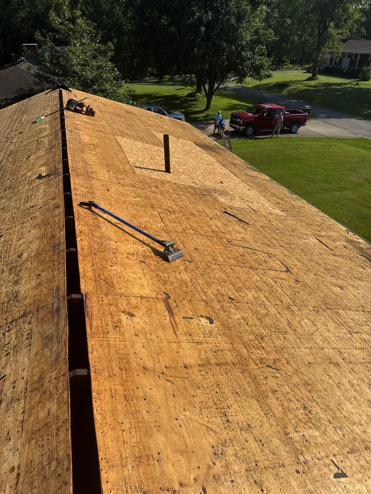Residential Roofing Installation using GAF Timberline HDZ Barkwood by Rainstoppers Roofing