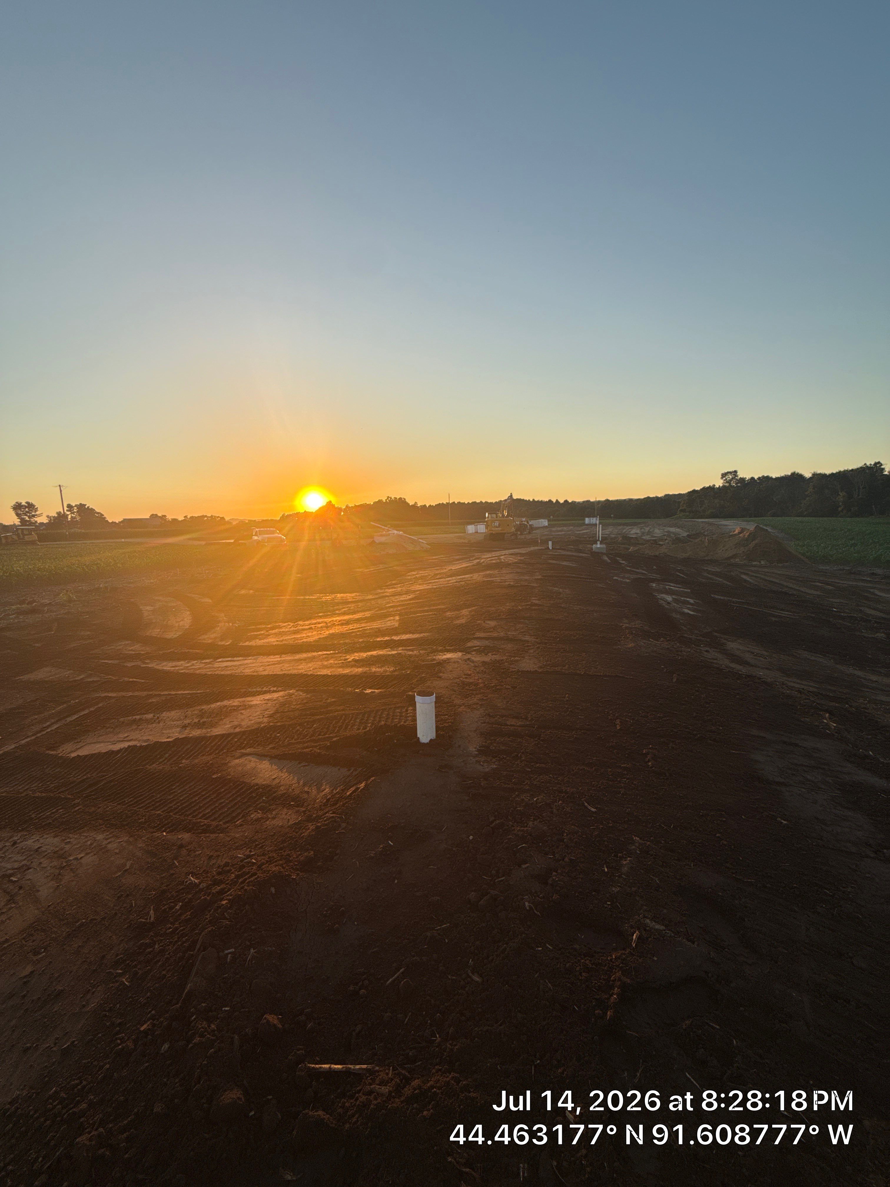 Excavation and Underground Plumbing Installation in Gilmanton, Wisconsin by Gunderson Plumbing & Concrete LLC