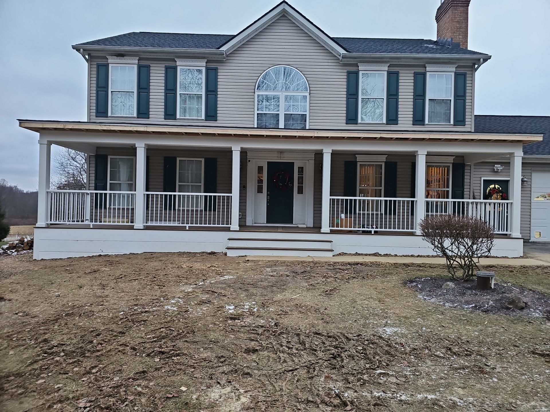 Porch by Cousins Roofing Siding & Decks