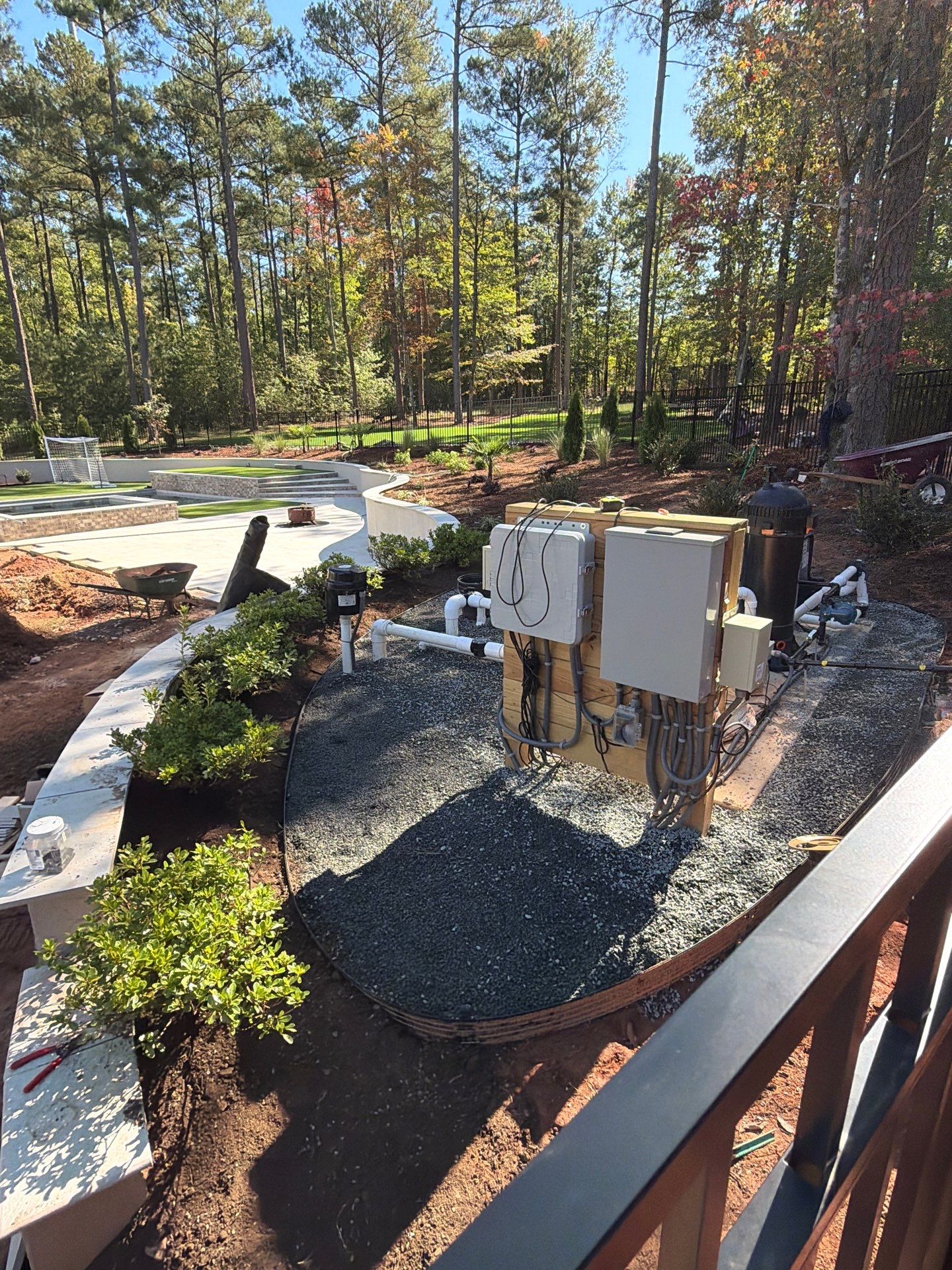 Pool renovation in Raleigh by Martinez Brother’s Nc Landscaping Inc