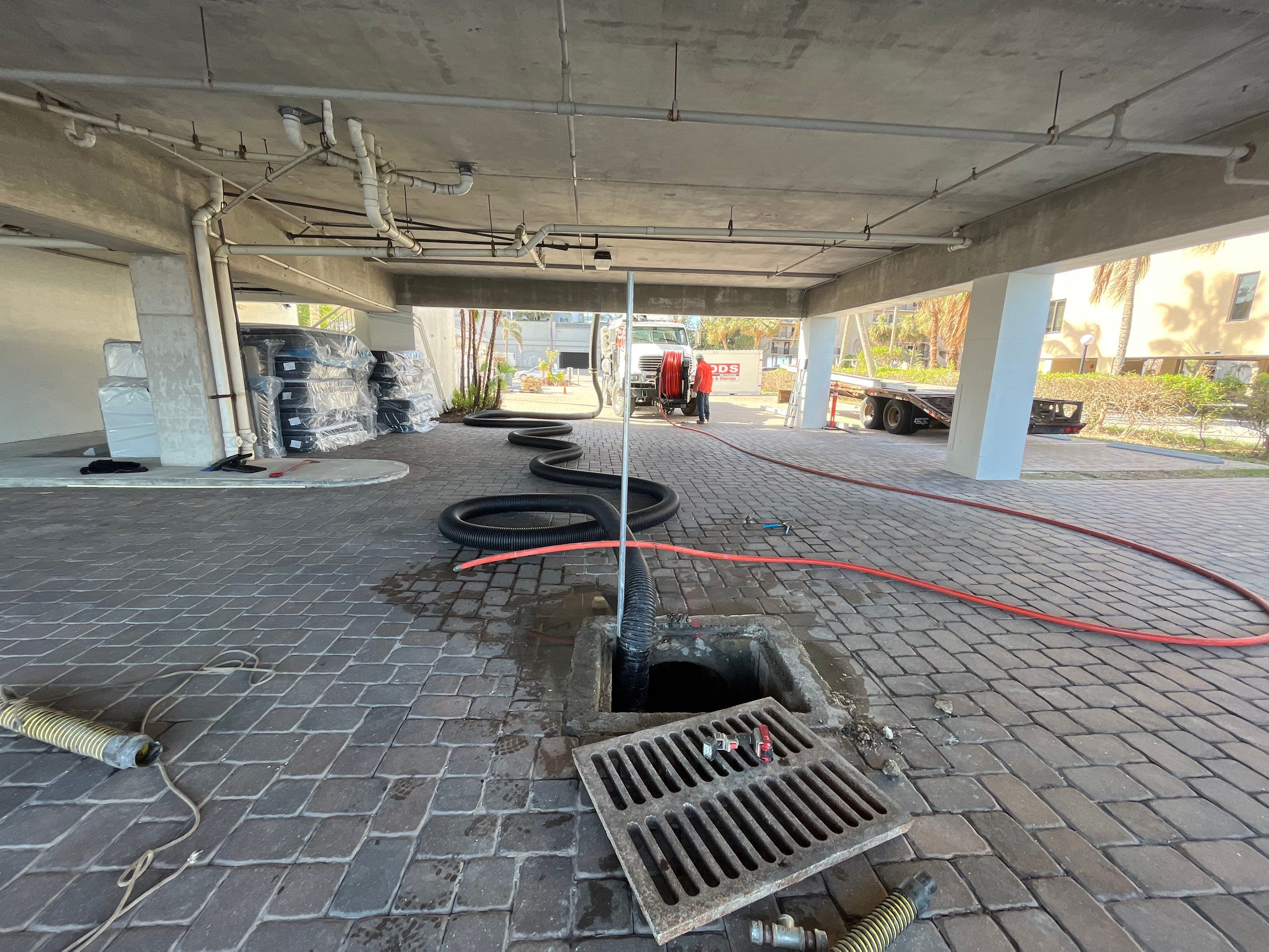 Condo Storm Water System Cleaning and Maintenance After Hurricane Ian by APS Power & Water