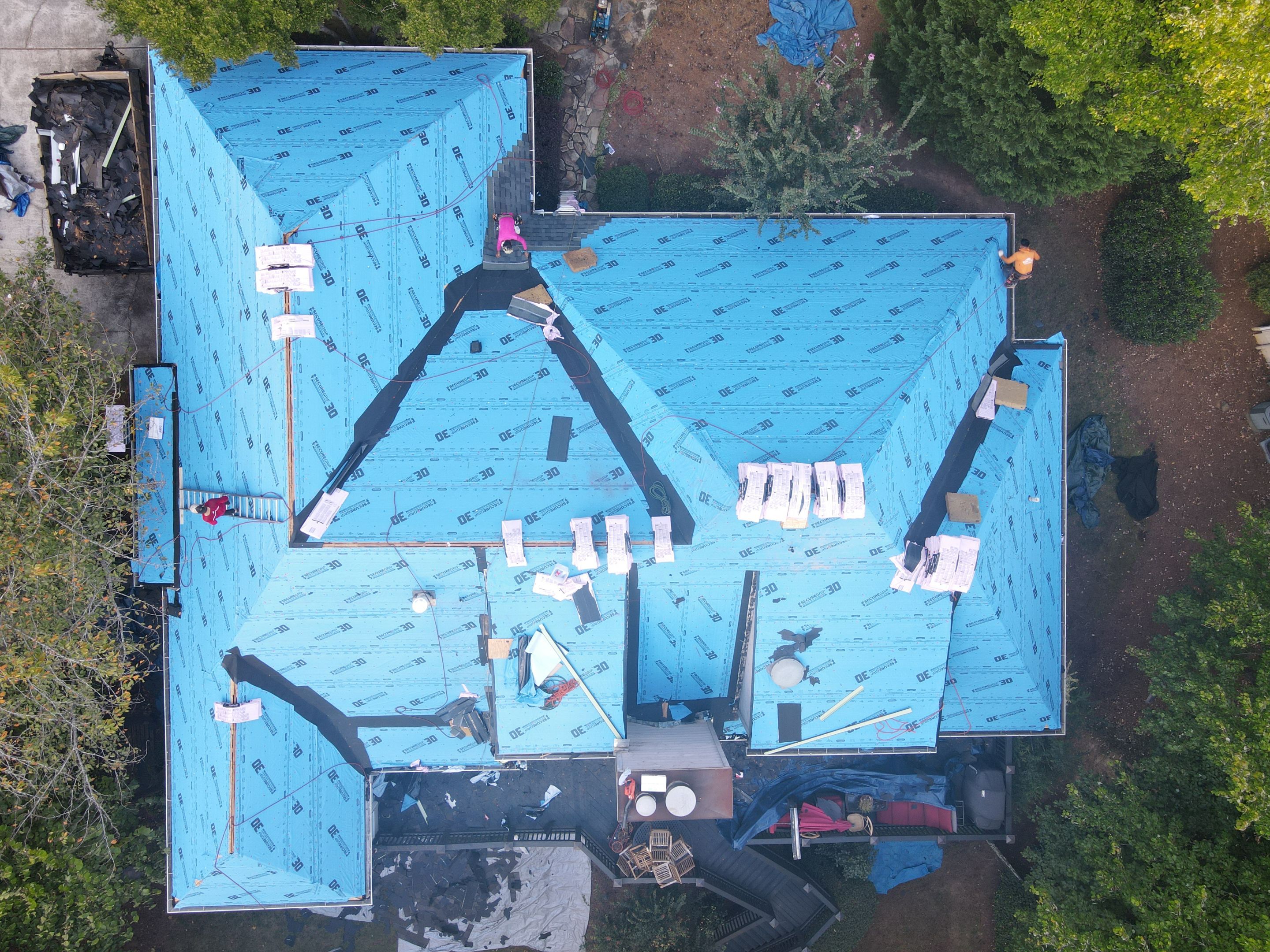 Residential Roofing Installation using Owens Corning by Inspector Roofing and Restoration