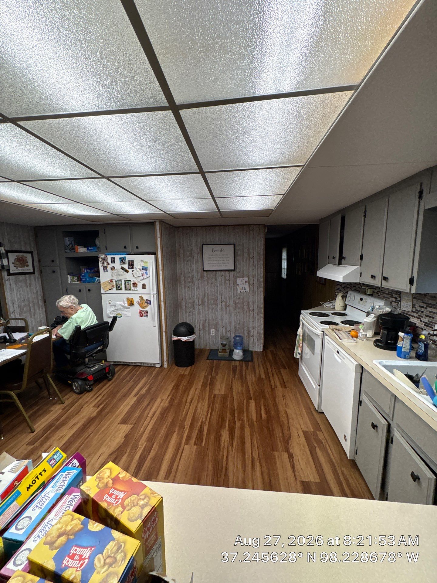 Kitchen Refresh Featuring Grey Cabinetry and Mosaic Tile in Attica by CompanyCam Sales Demo