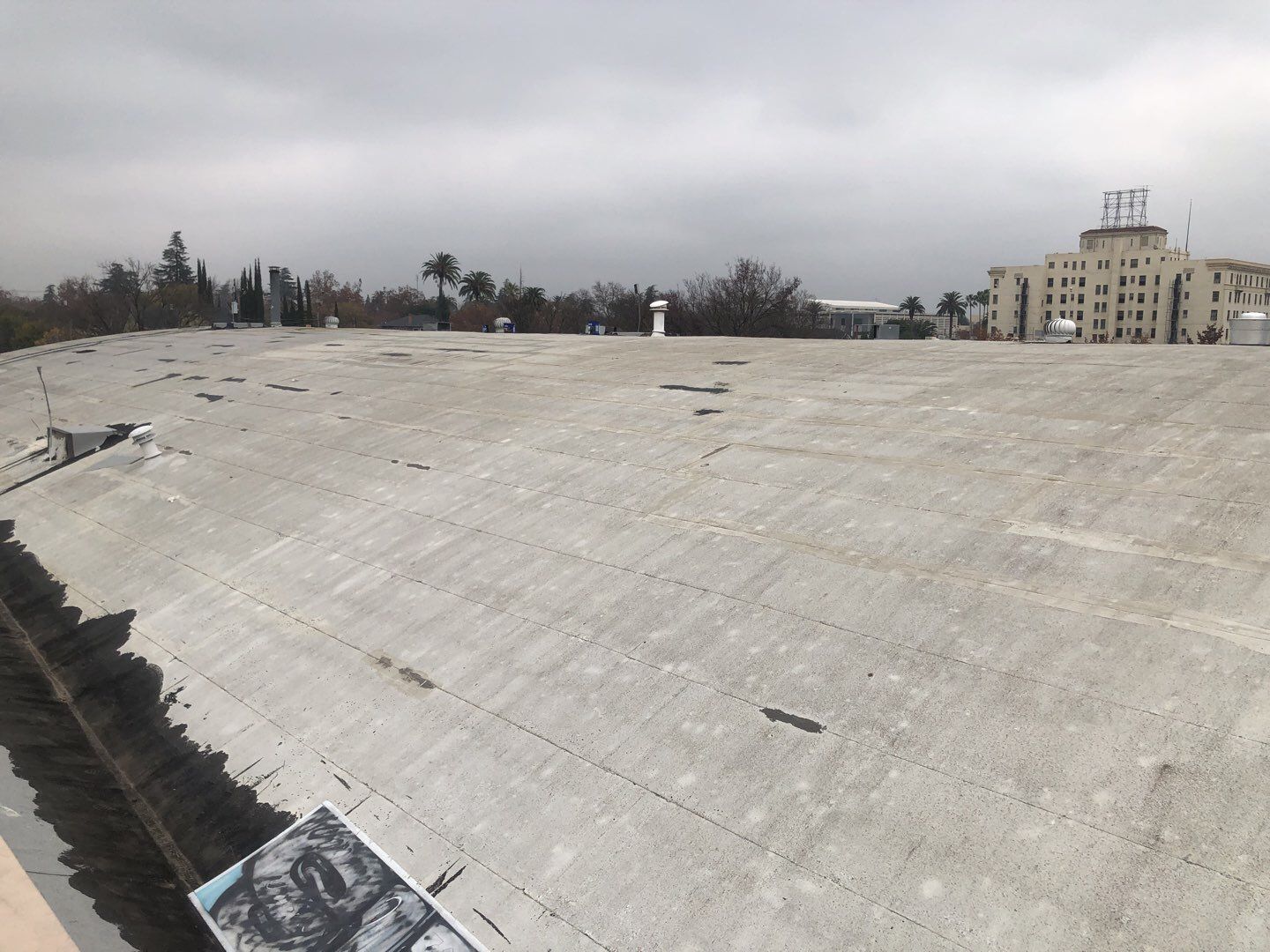 Spray foam and coatings using Conklin Benchmark/PUMA XL coatings and spray foam by Straight Edge Roofing Inc