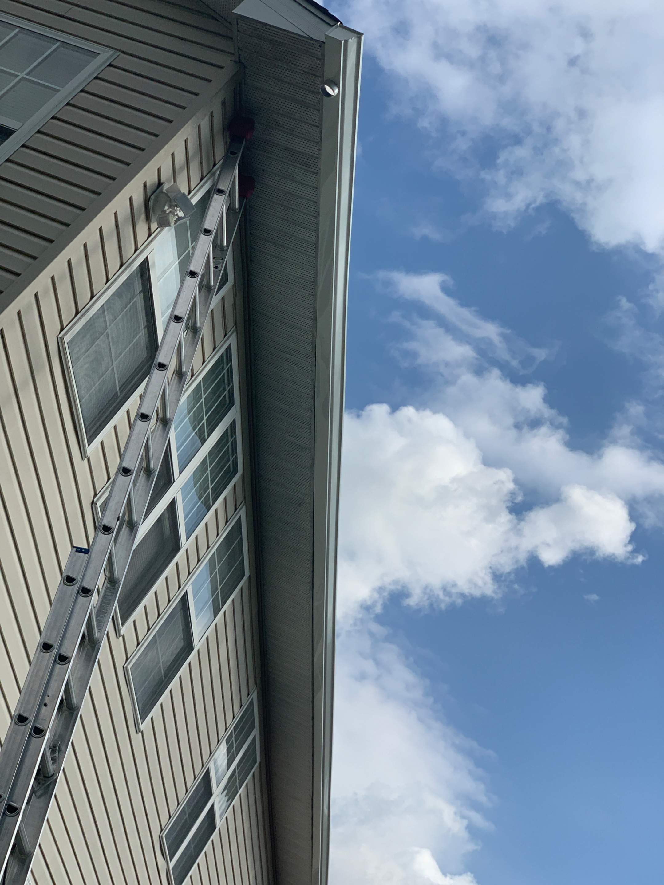 Gutter Installation using 6" Seamless Gutters by Matter Roofing & Construction