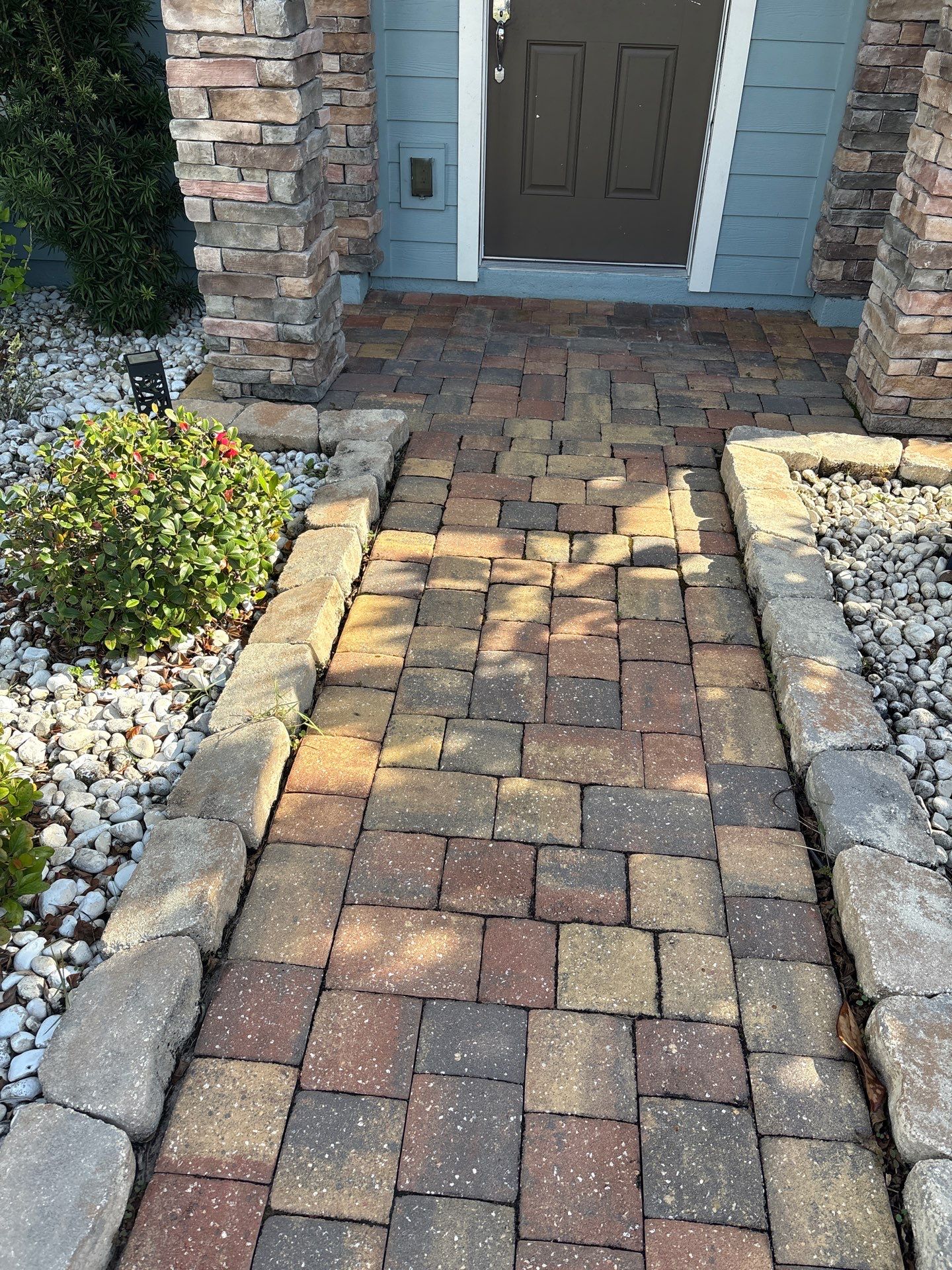 Paver Driveway using TopSeal by DuraSeal