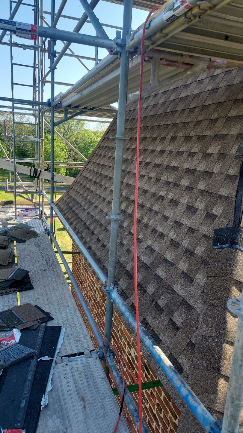 Roof Installation using GAF Timberline HDZ by ExteriorPros