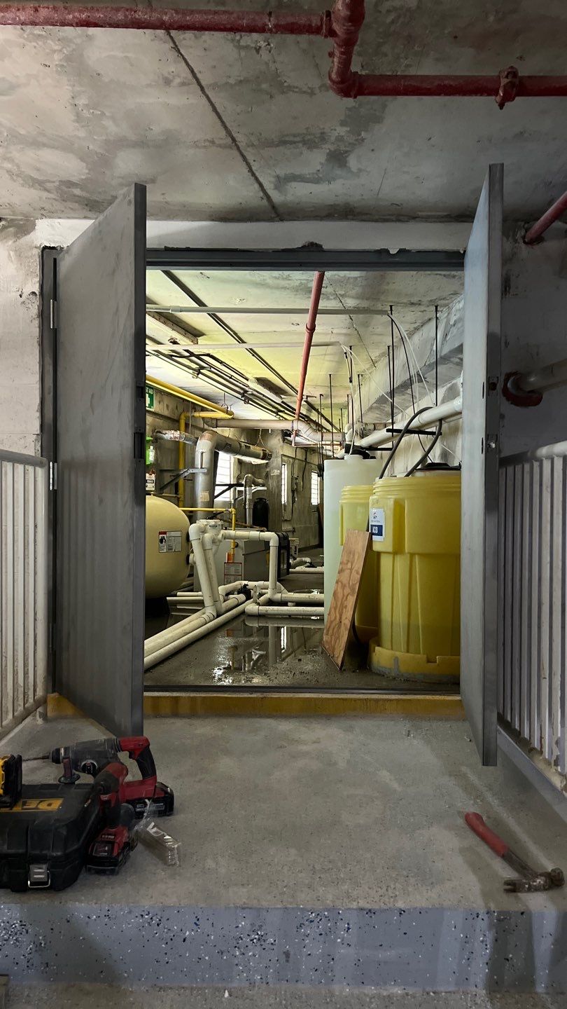 Commercial Stairwell Door Replacement & Hollow Metal Door Retrofit – Pompano Beach High-Rise by The Door Doctor of South Florida, Inc.