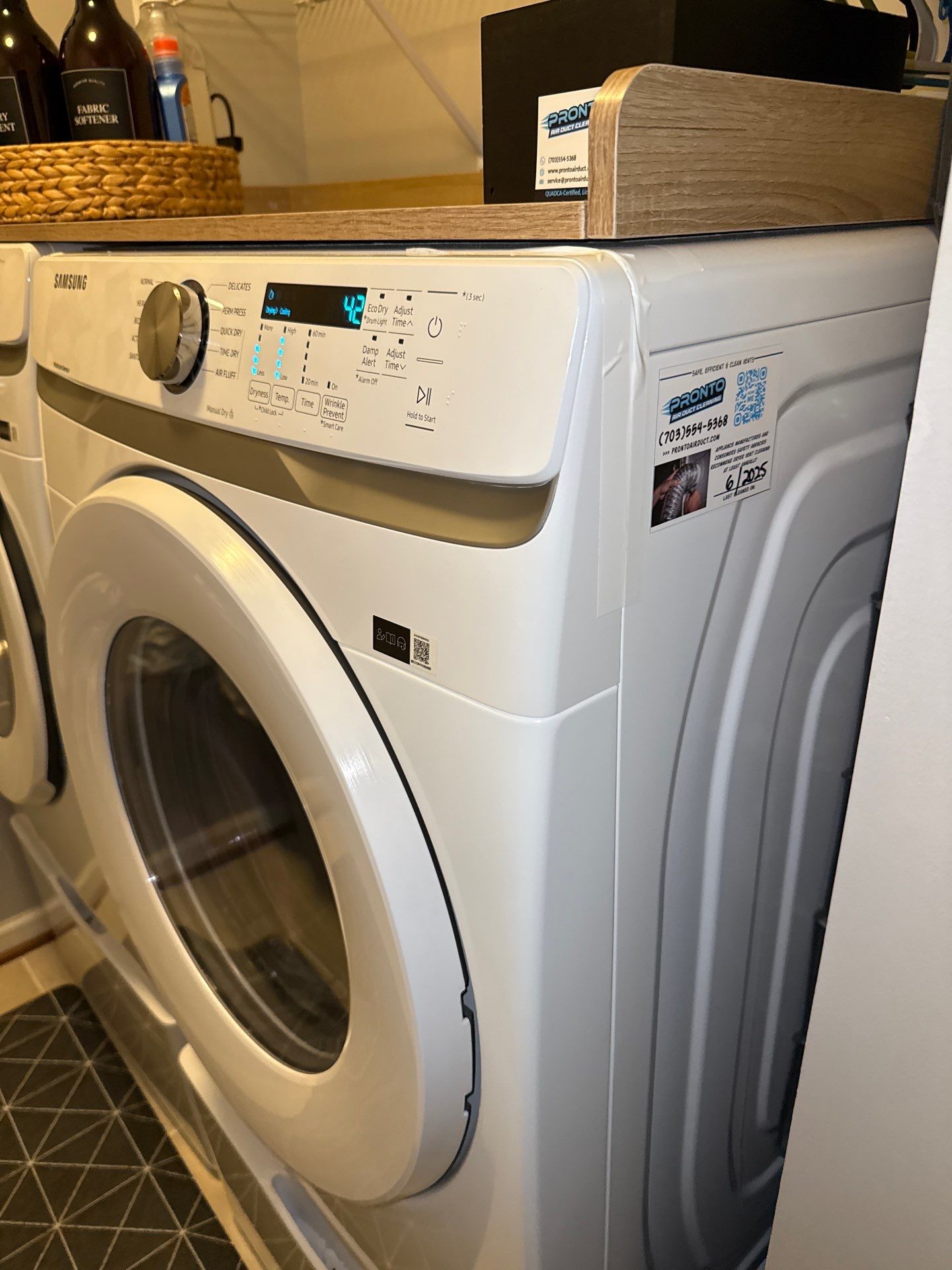 Dryer Vent Cleaning Ashburn VA by Pronto Air Duct Cleaning