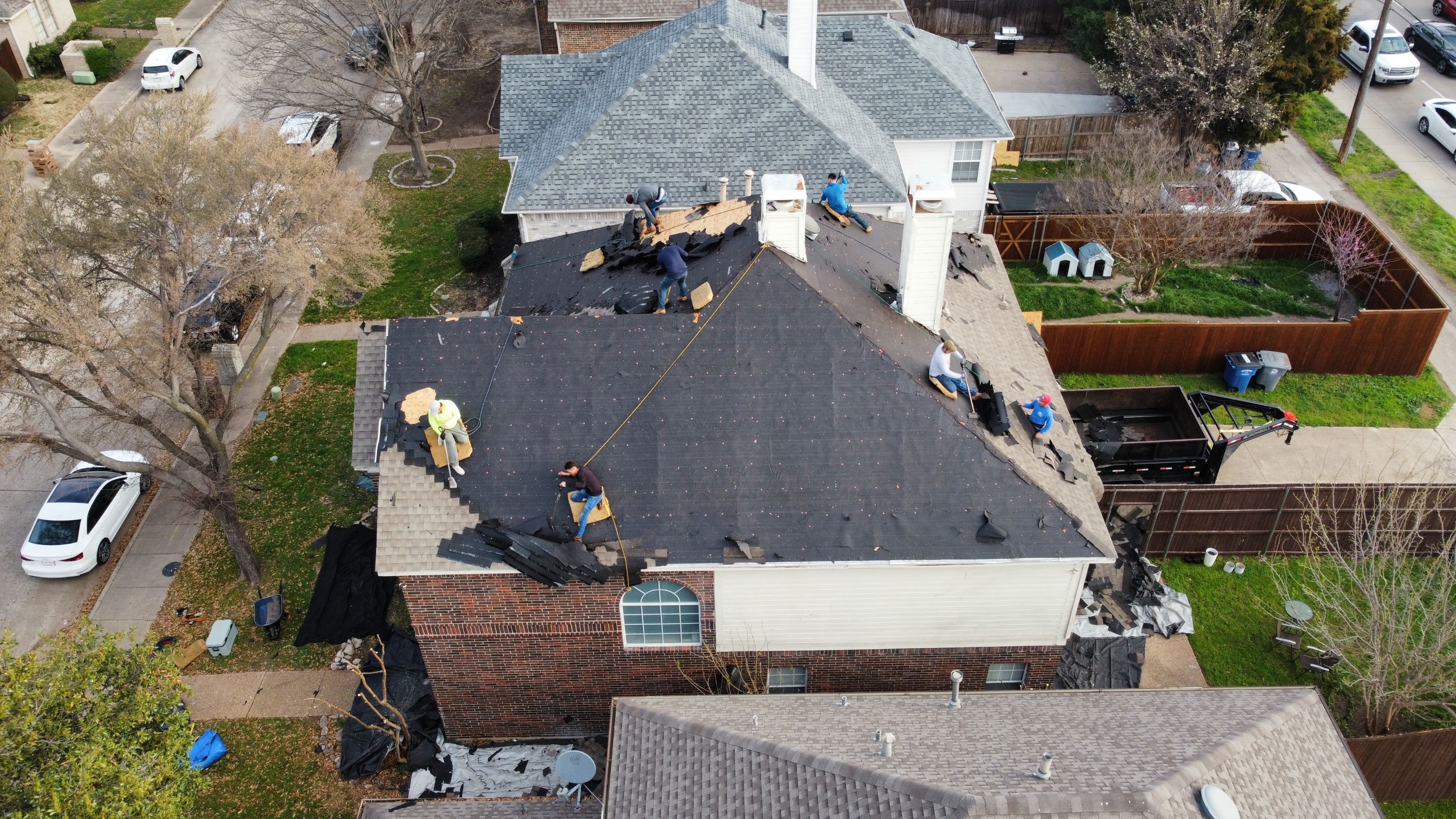 Project in Dallas by Zeus Exteriors