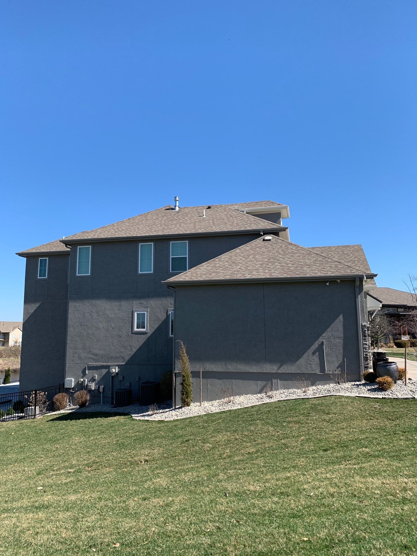 Hail Damaged Roof replacement in Staley Farms by EEC Windows, Siding & Roofing