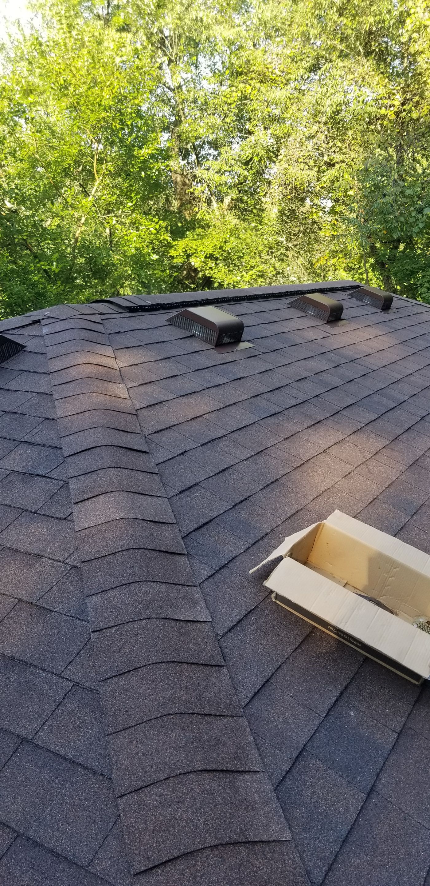 Atlas Pinnacle Pristine Scotchgard: Hickory Drip Edge: Musket brown by Eagle Eye Roofing