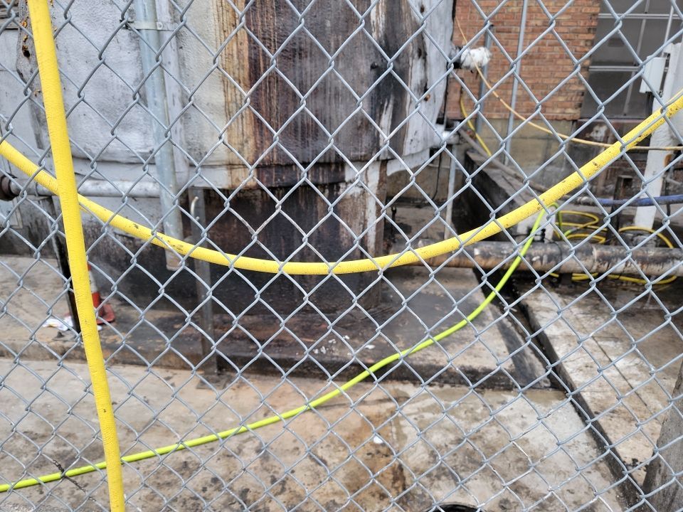 commercial pressure washing using Hot water by Northern Power Washing LLC.