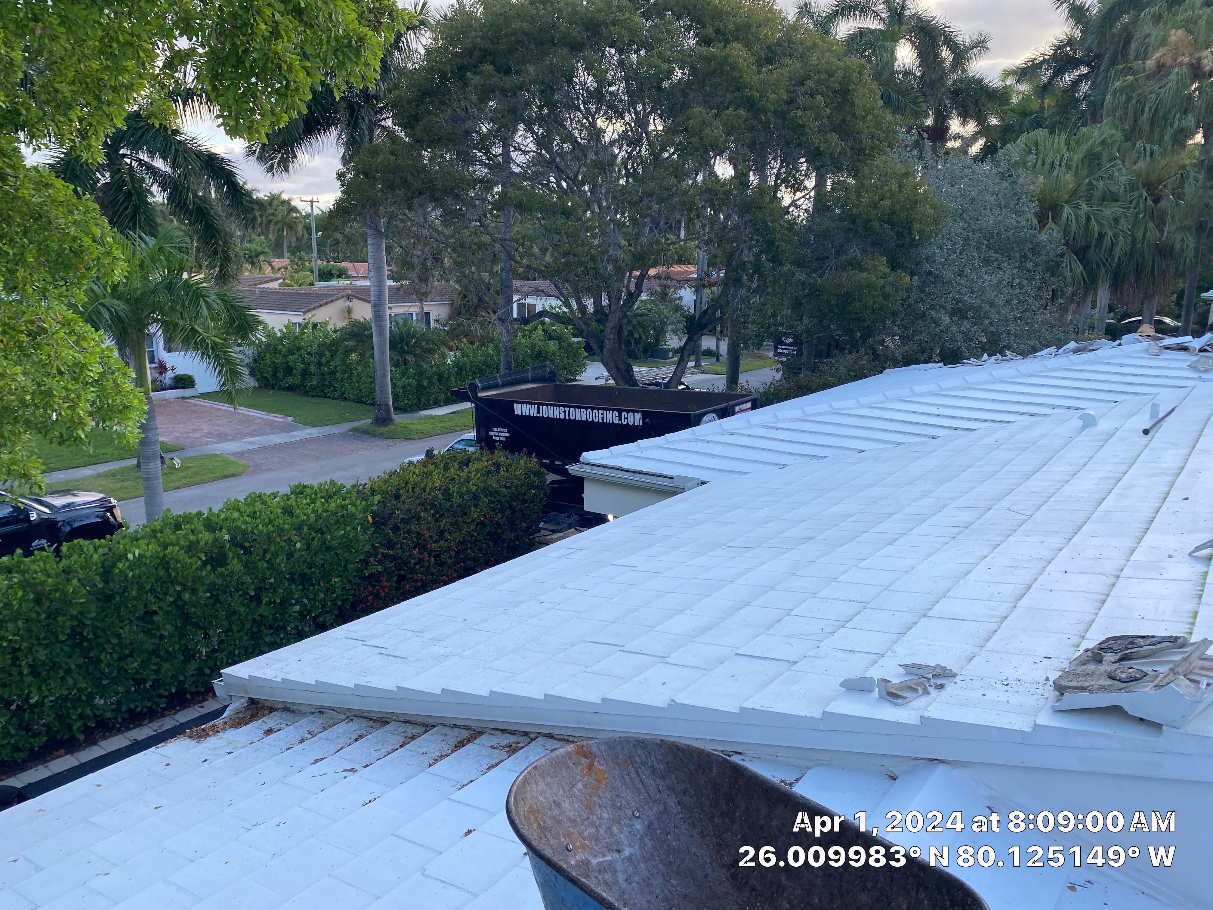 Residential Roof Replacement Using Crown Windsor Tiles by Earl W. Johnston Roofing 