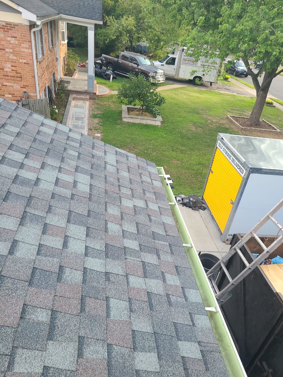 Woodbridge: Roof Replacement with CertainTeed Landmark Pro Designer Shingles in Max Def Colonial Slate by RM Banning, Inc.