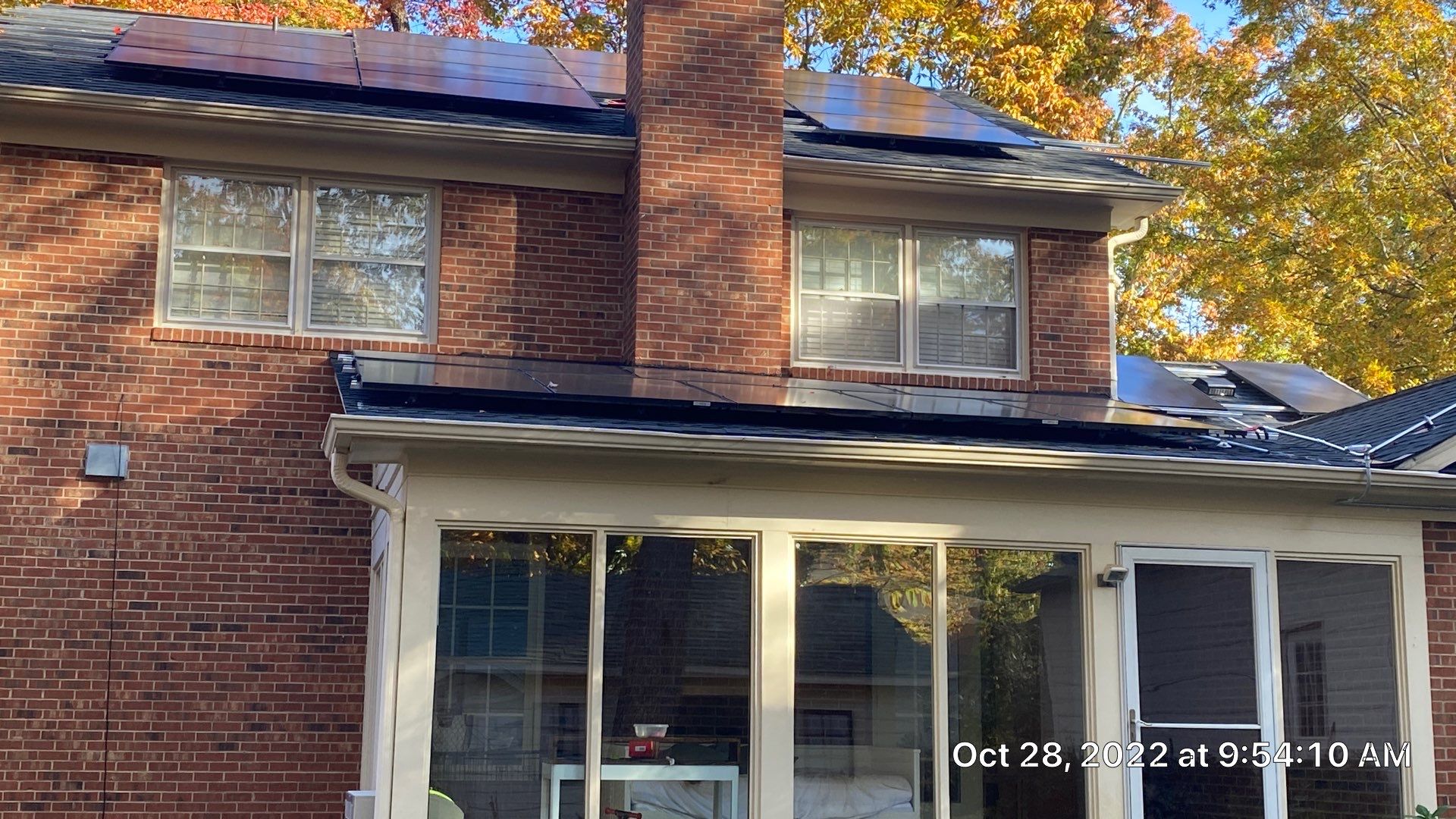 New Roof with Solar Panels by Just In Time Roofing and Restoration