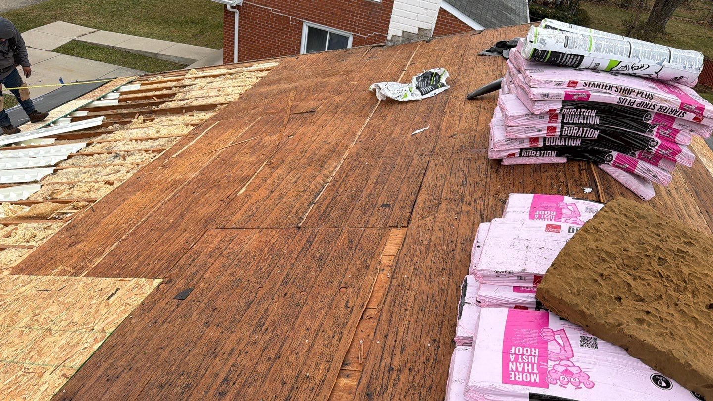 Roof Replacement using Owens Corning Onyx Black by 180 Contractors