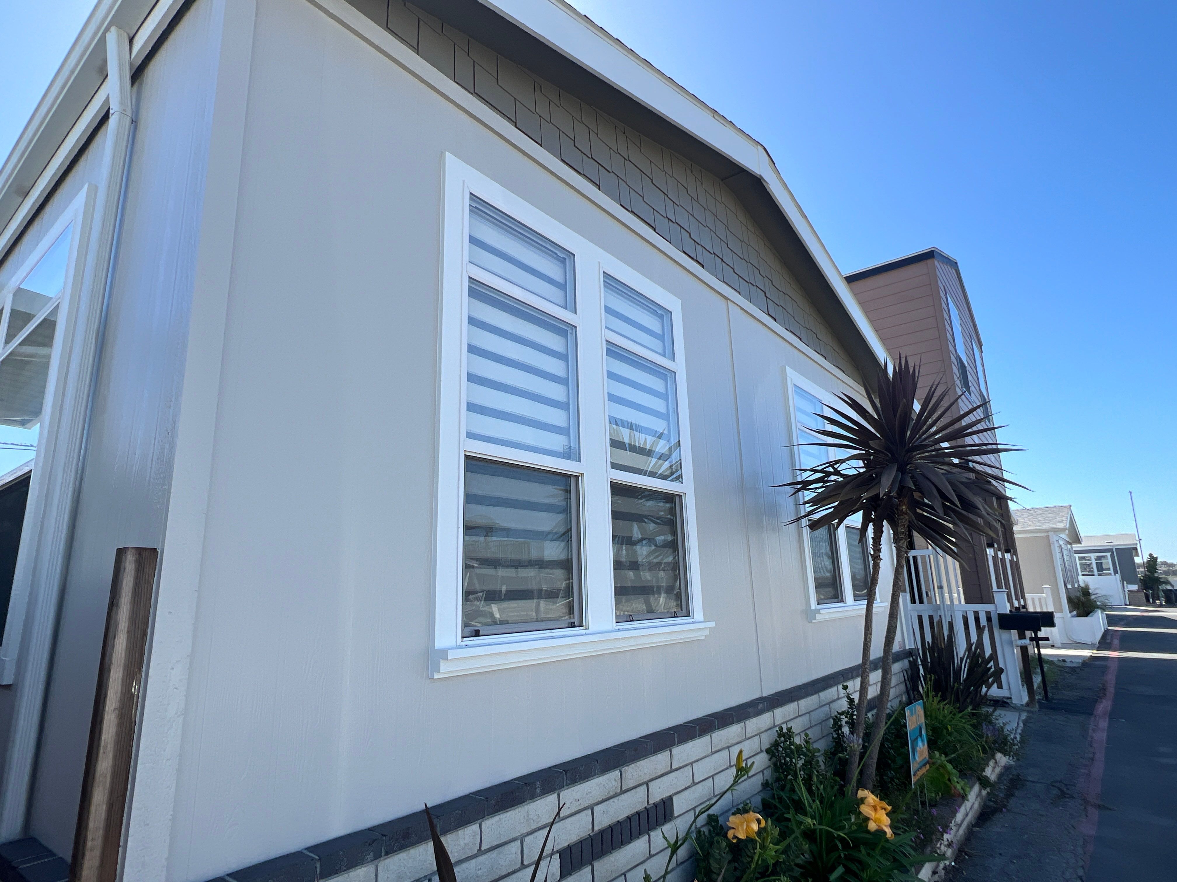 Complete Exterior Painting of a PCH Mobile Home by Beach City Painting