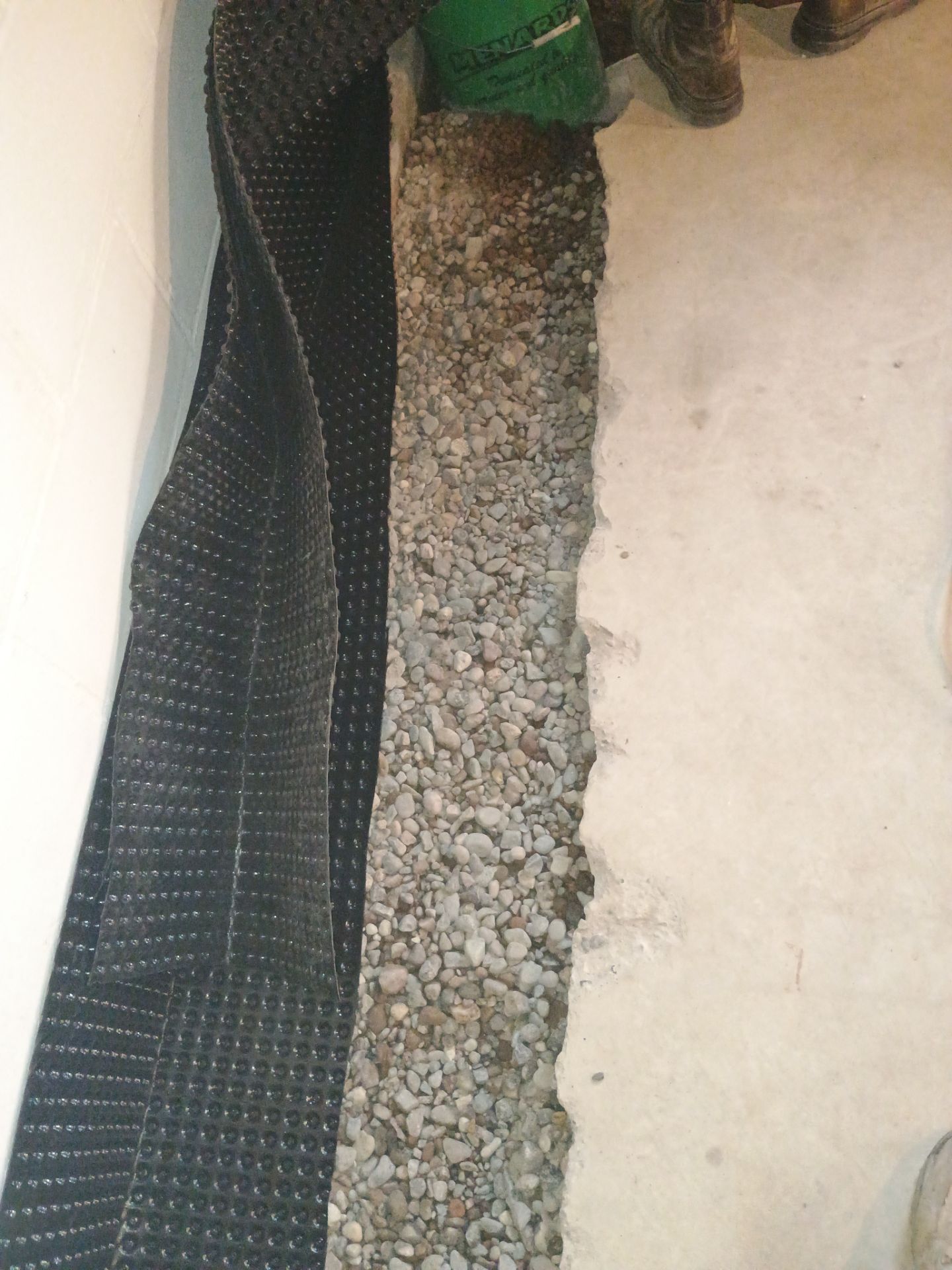Tying Into an Existing Drain Tile System for Alec by Waterproofing Northeast