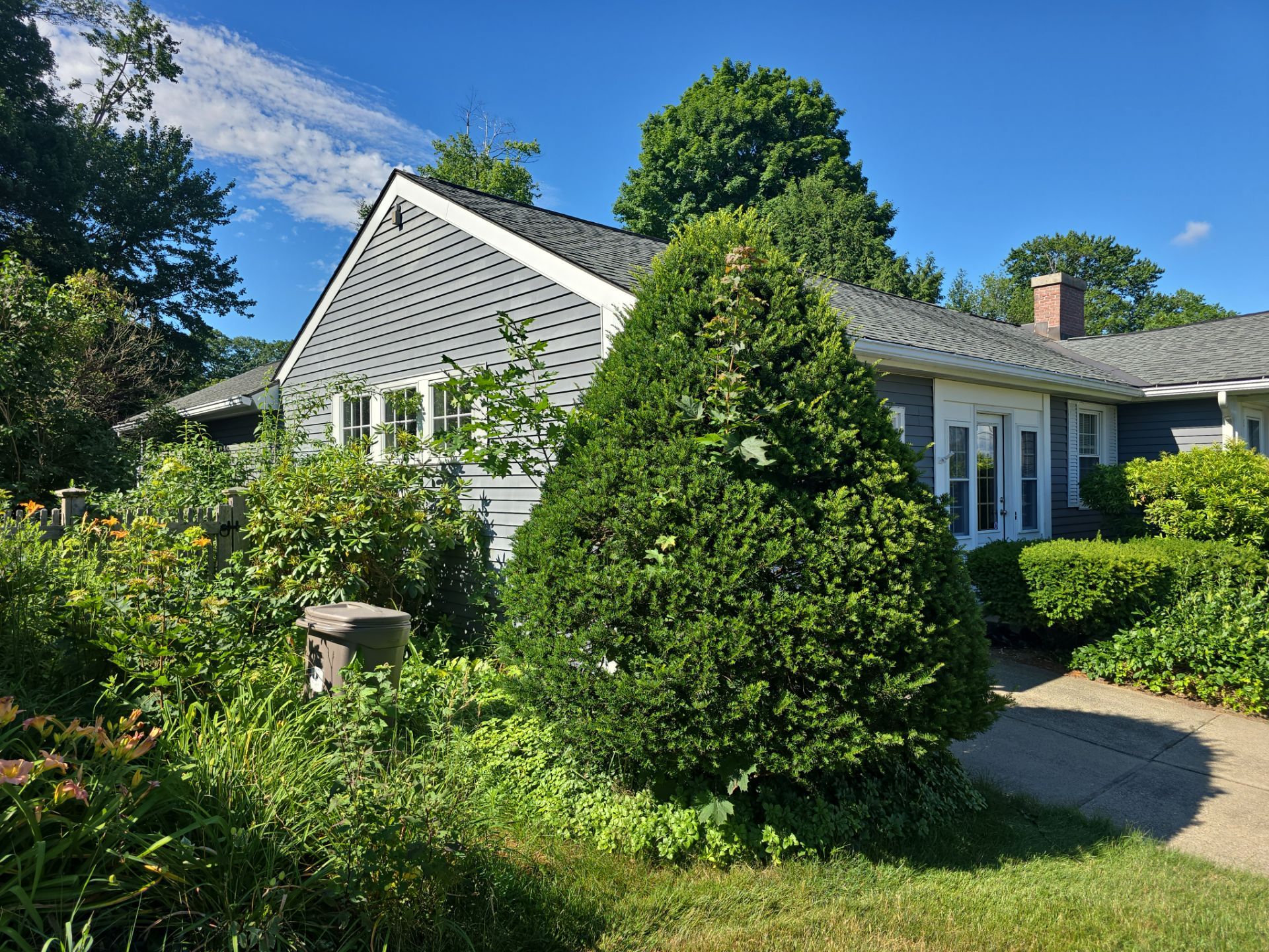 Exterior Painting using Benjamin Moore Regal Select by The Persnickety Painters