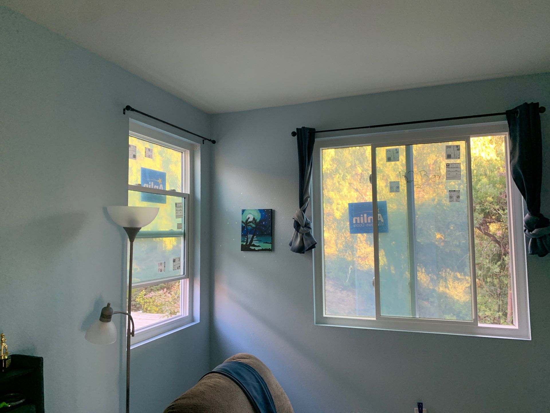 Window Installation using Anlin vinyl windows by American Window Company