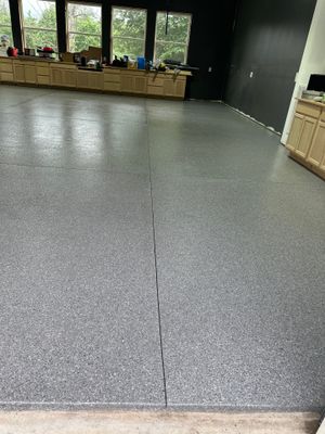 Garage Floor Coating using Briar