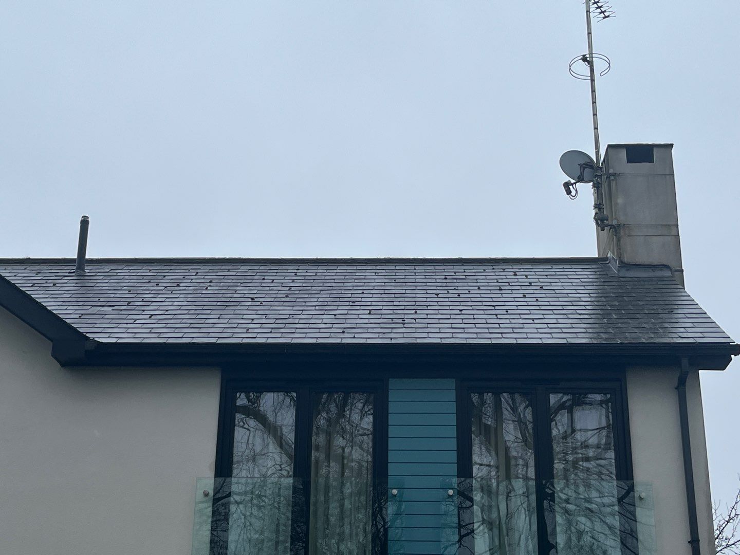 Render and Roof clean using Softwash Equipment by Ges Exterior Cleaning ltd