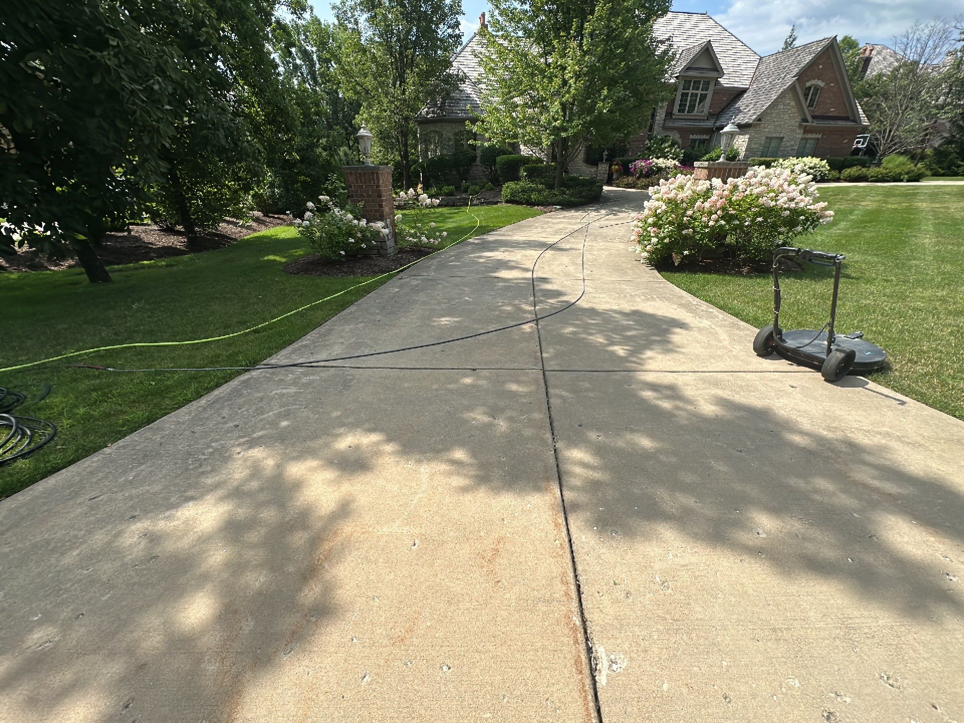 Brick paver clean, sand and seal.  using Surebond SB-1300 by Northern Power Washing LLC.