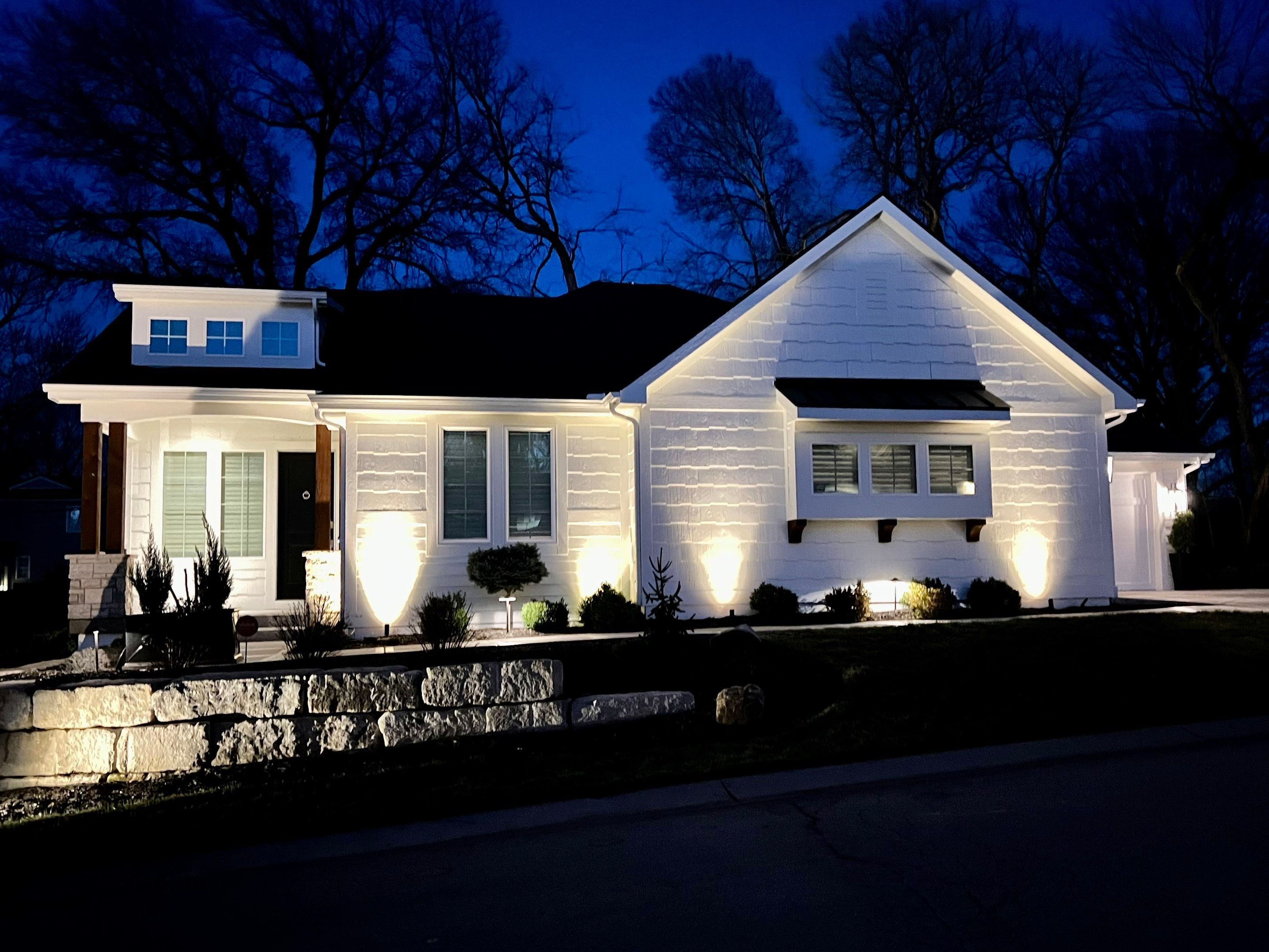 Southern Charm Meets Prairie Village – A Bright White Transformation by Cougar Painting