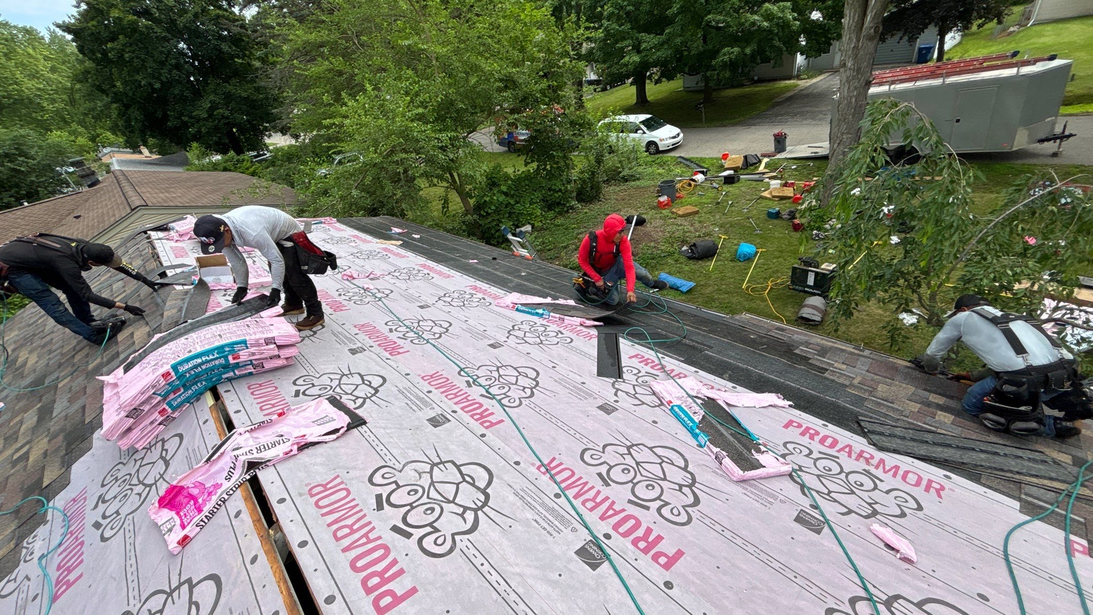 Roof Replacement using Owens Corning Summer Harvest by 180 Contractors