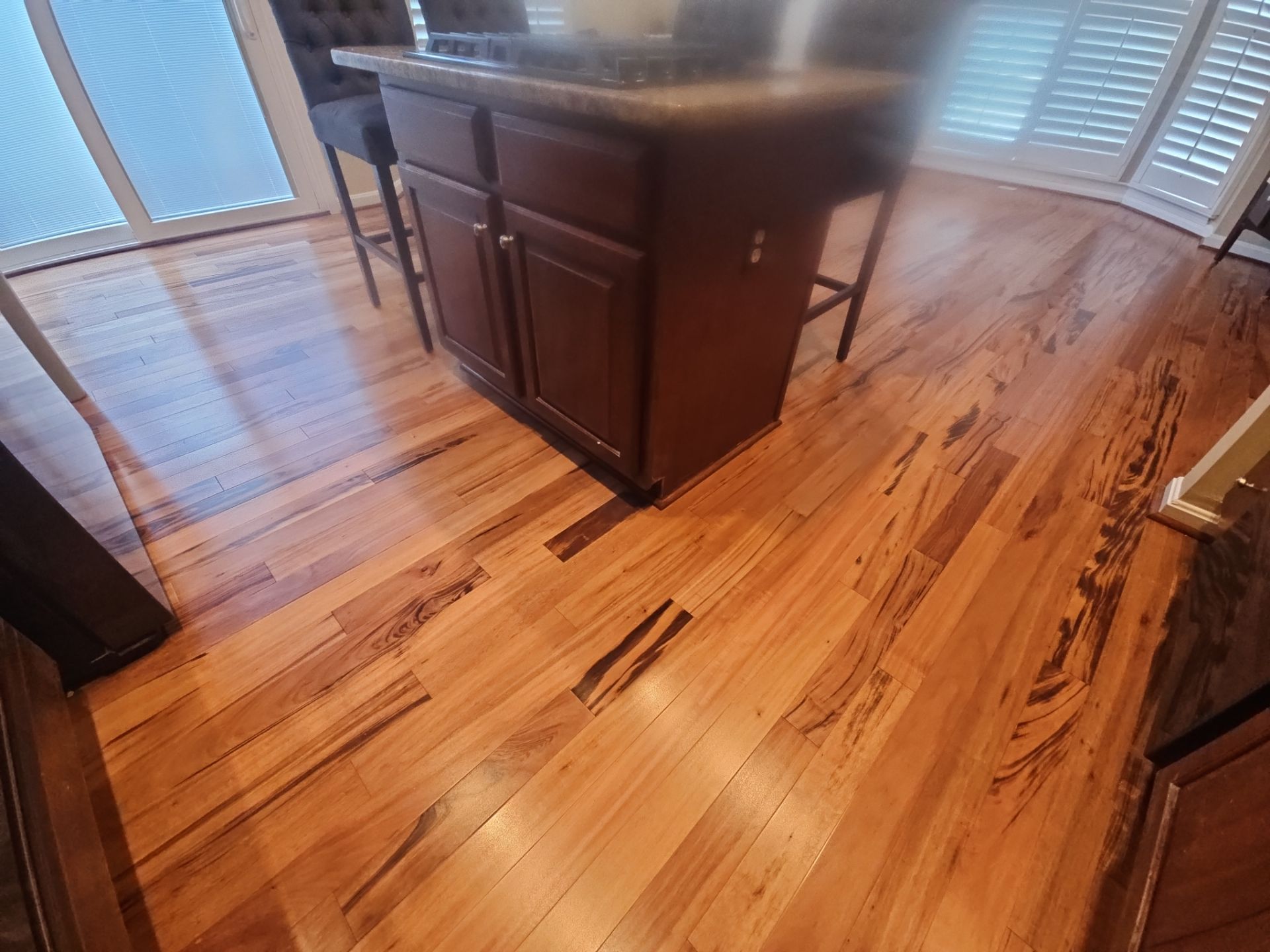 Kitchen Remodel using Flooring by Real1Construction